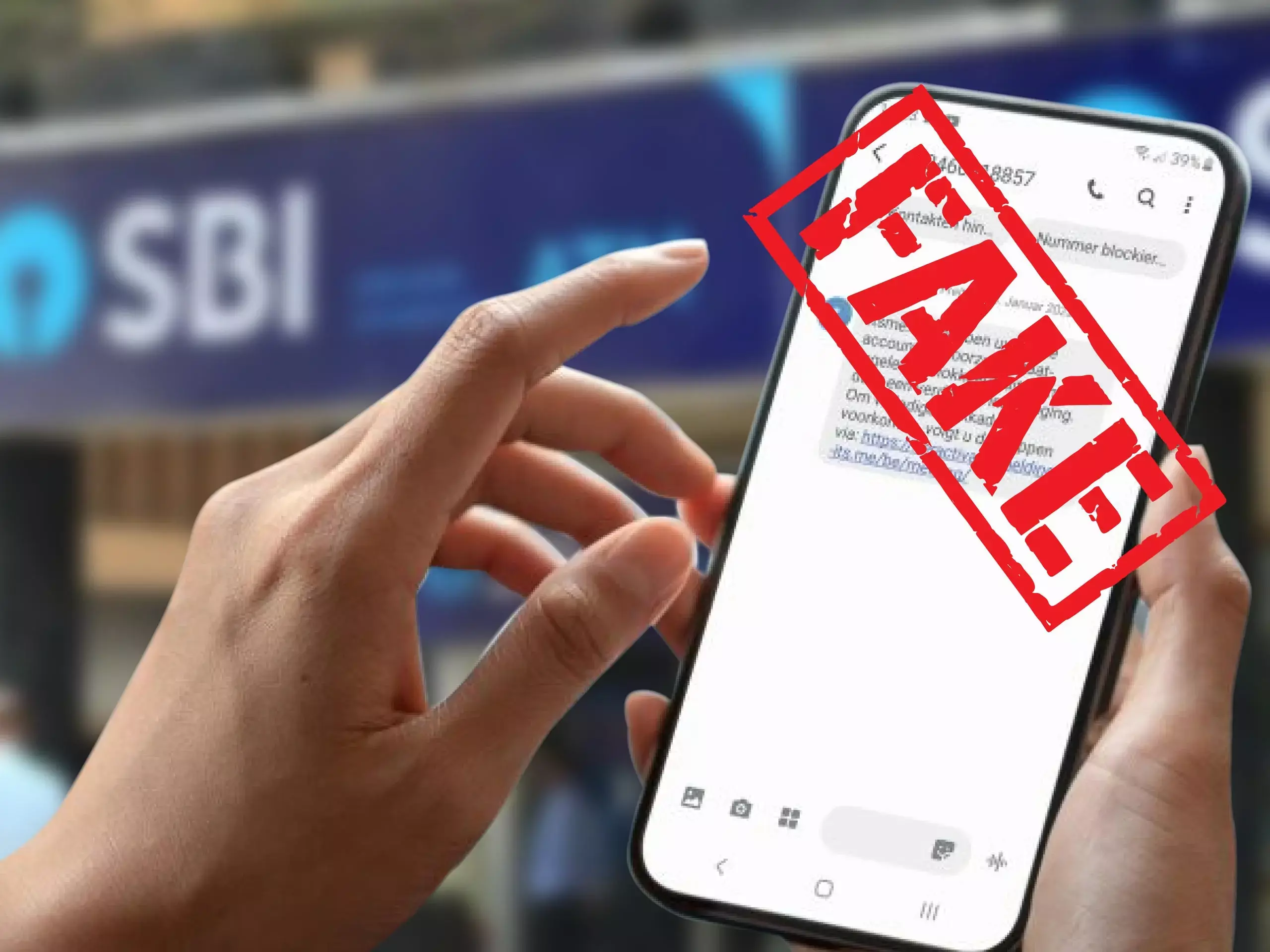 fraudent alert for SBI customers