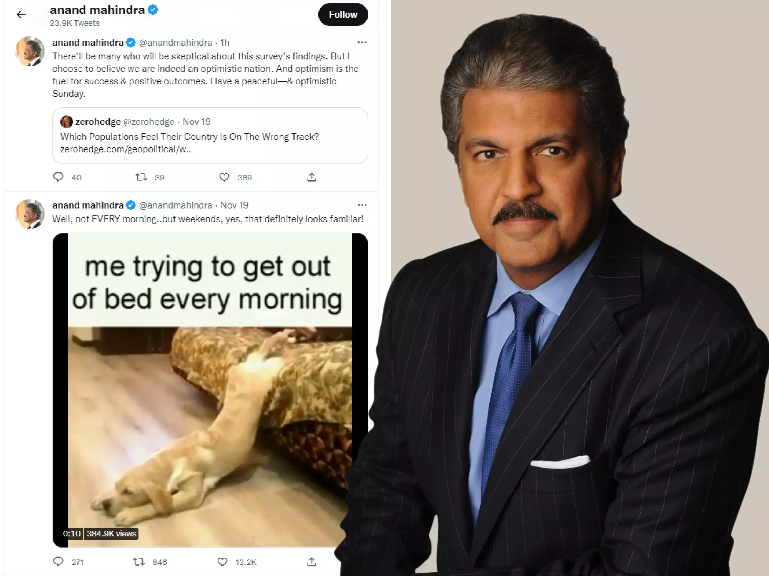anand mahindra tweet