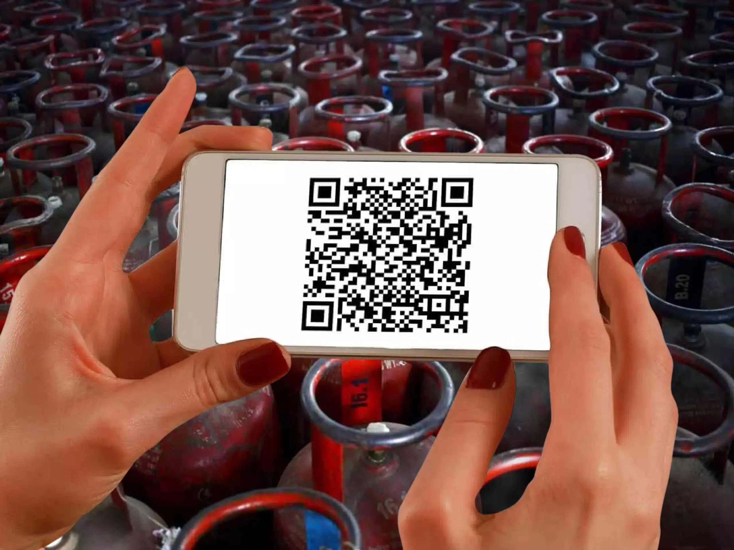 QR Code payment for lpg cylinder