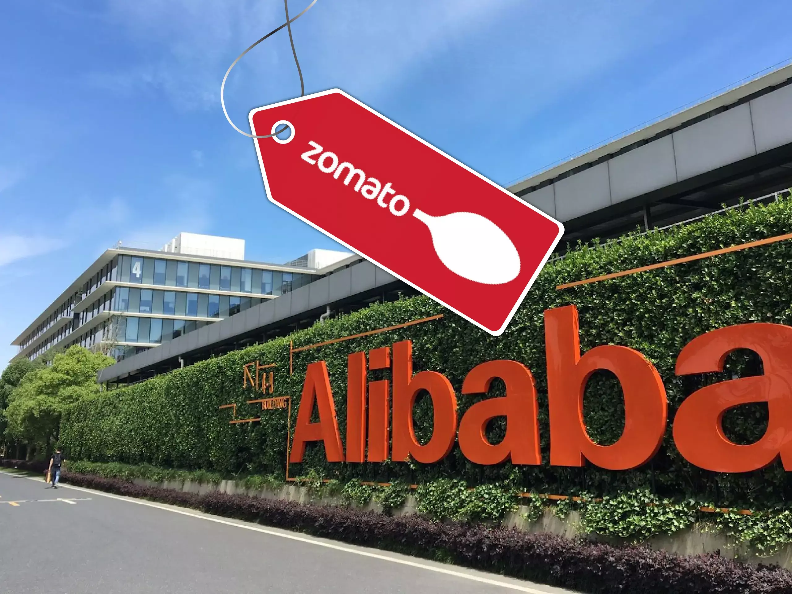 alibaba sells shares of zomato