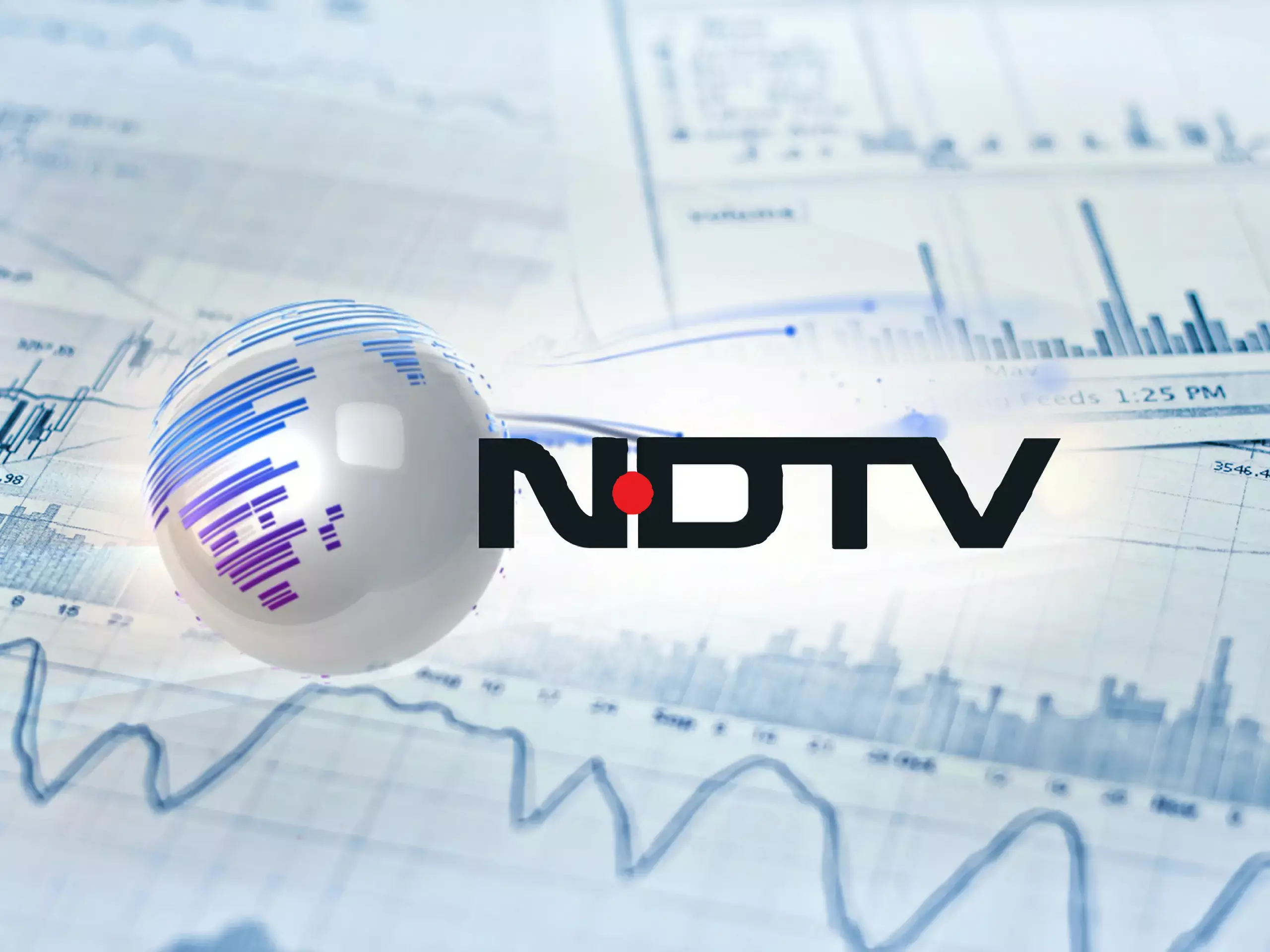 ndtv shares surged market