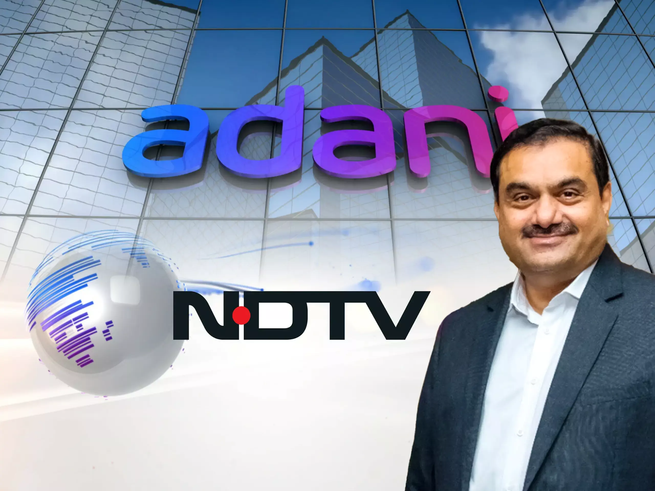 ndtv share adani group