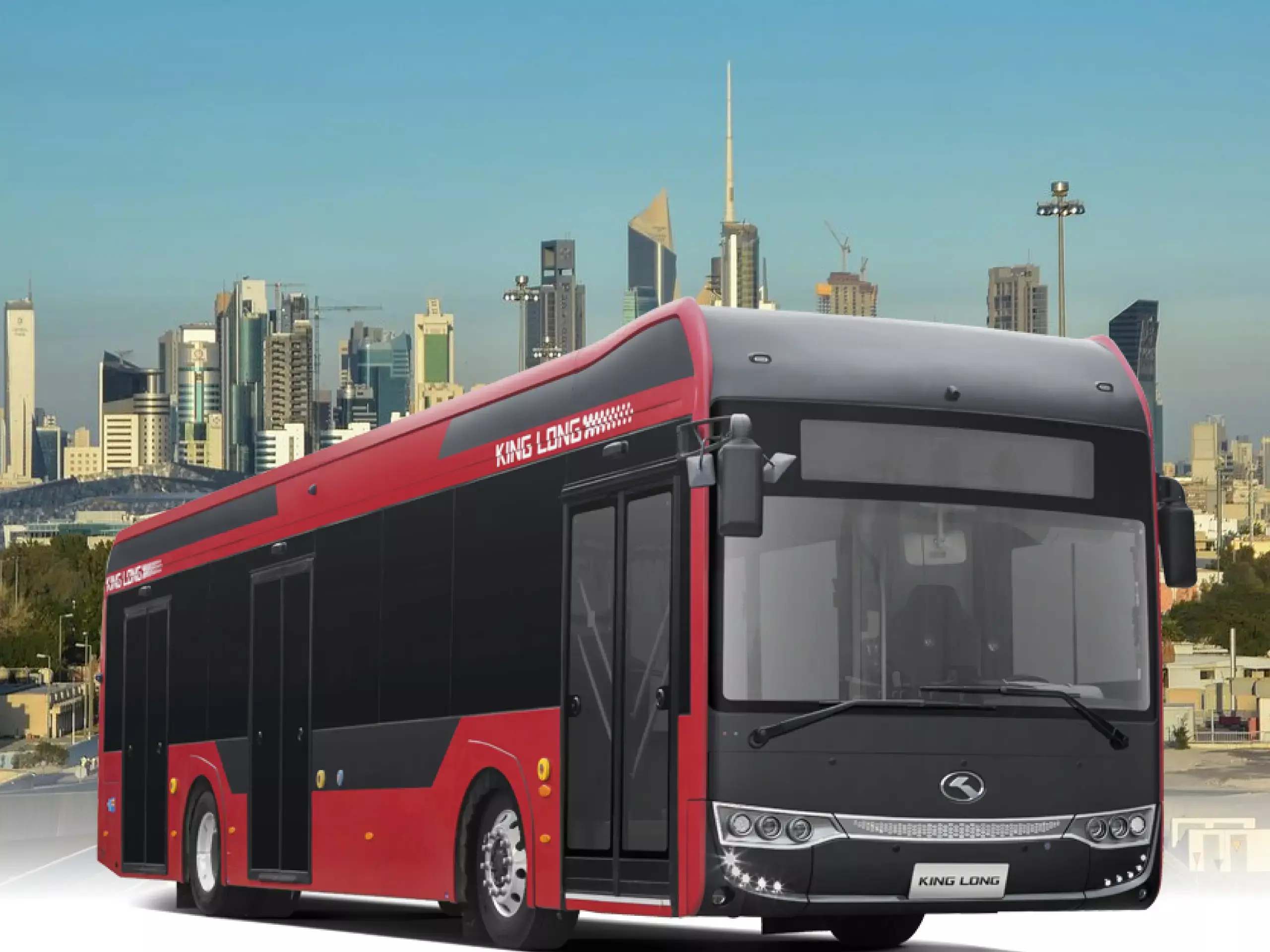 kuwait electric bus kinglog china