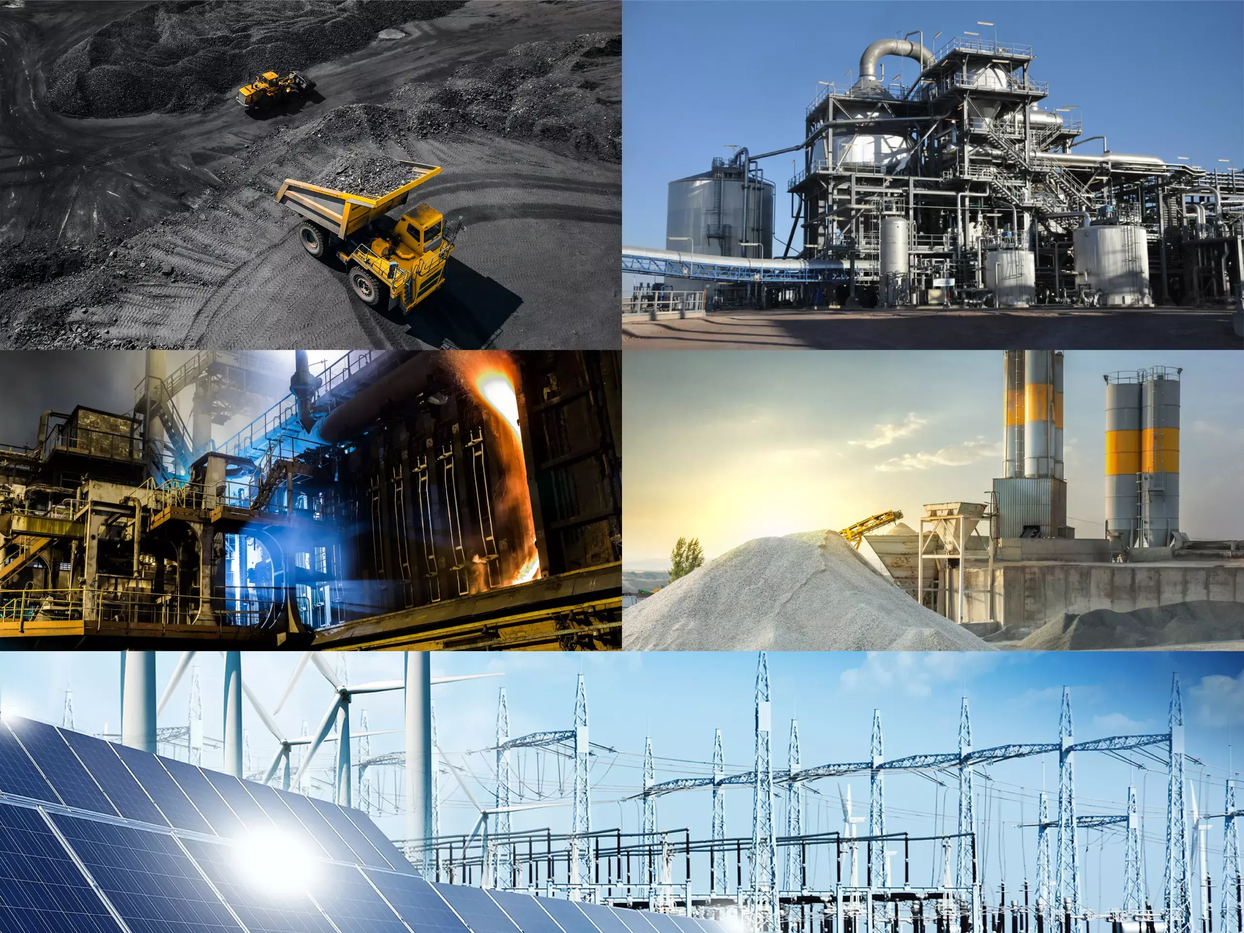 production increased in coal, fertiliser, steel, cement and power sectors