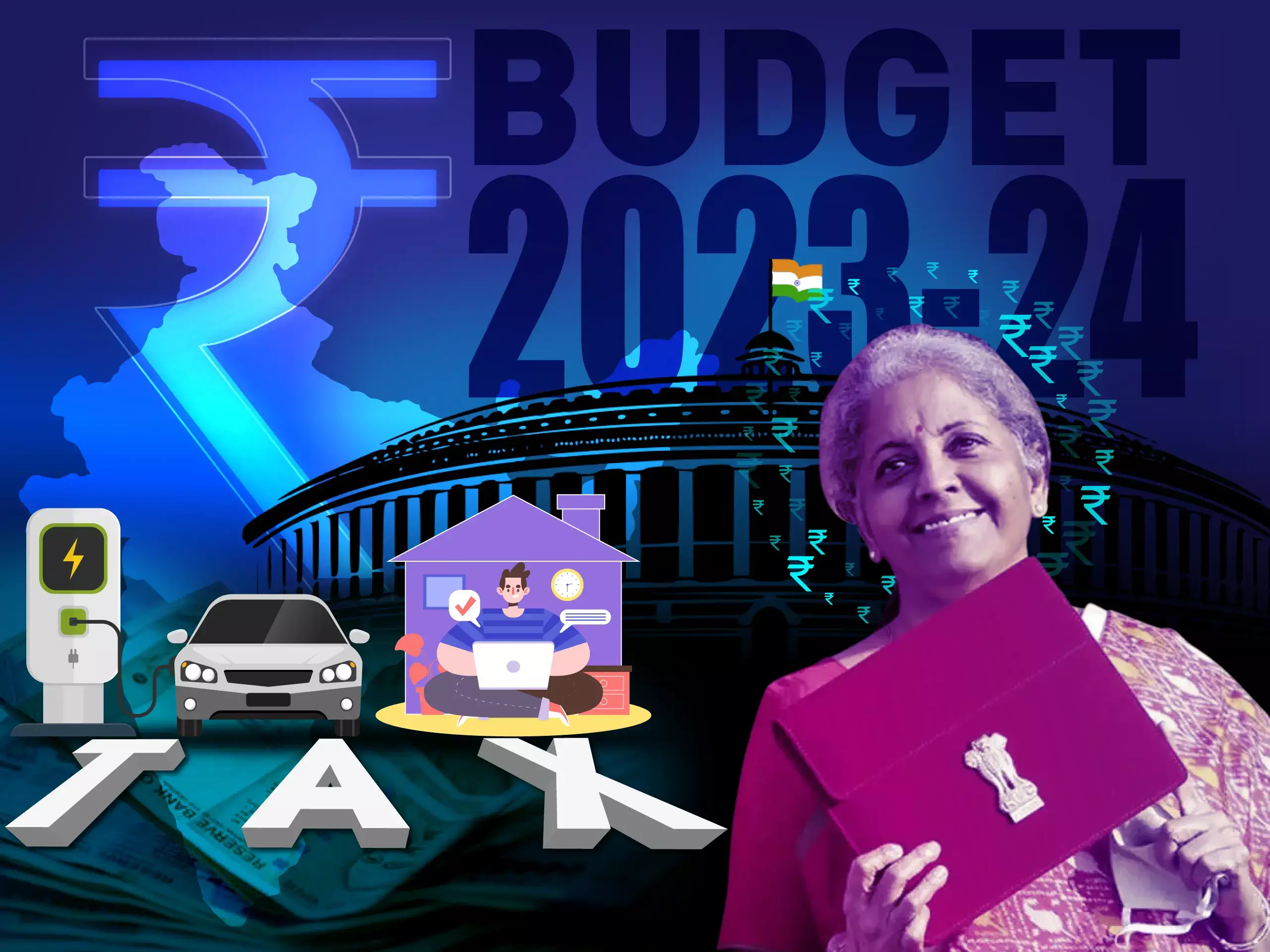 central budget new age expense ev and work from home