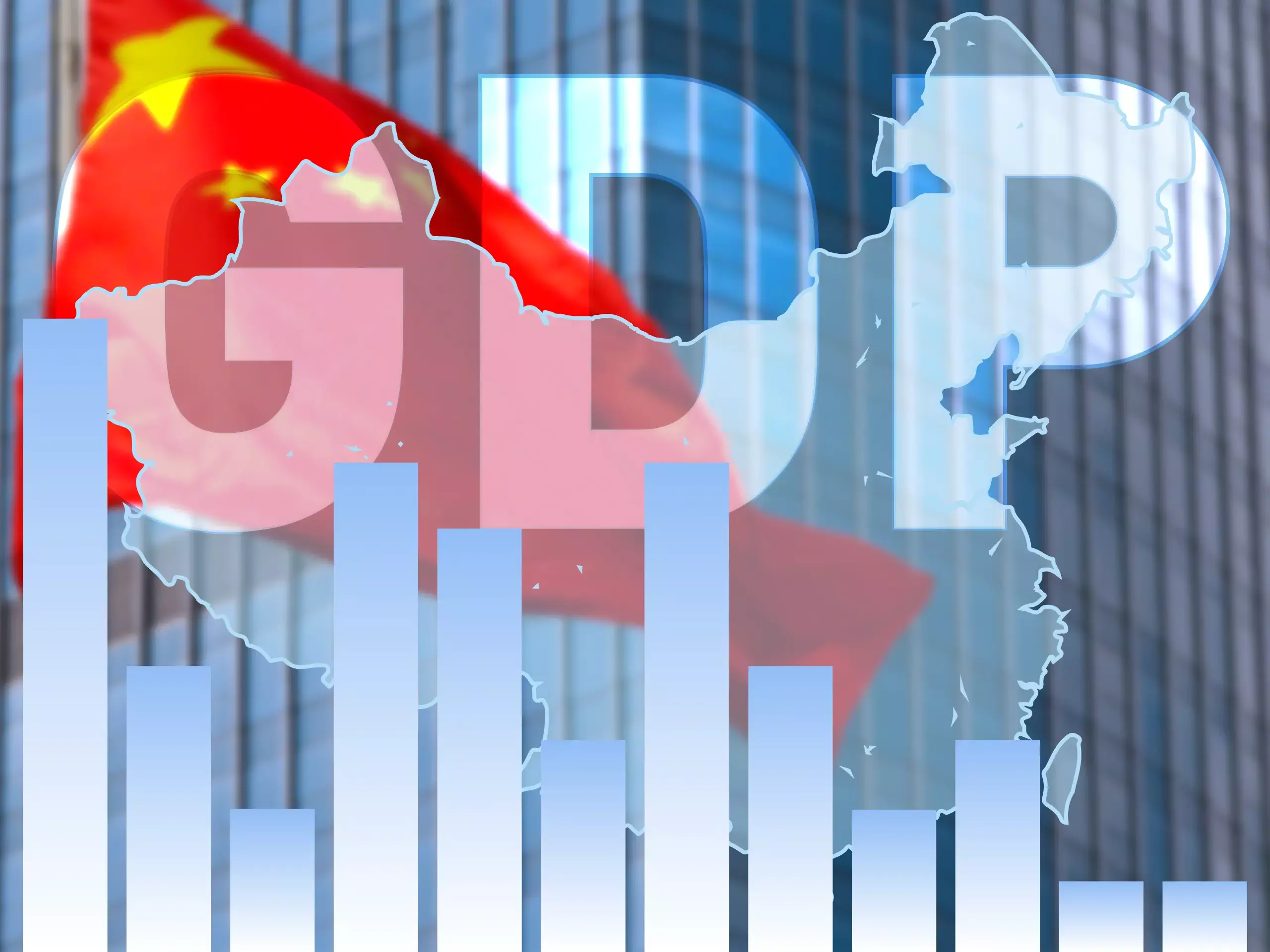 china gdp down twice