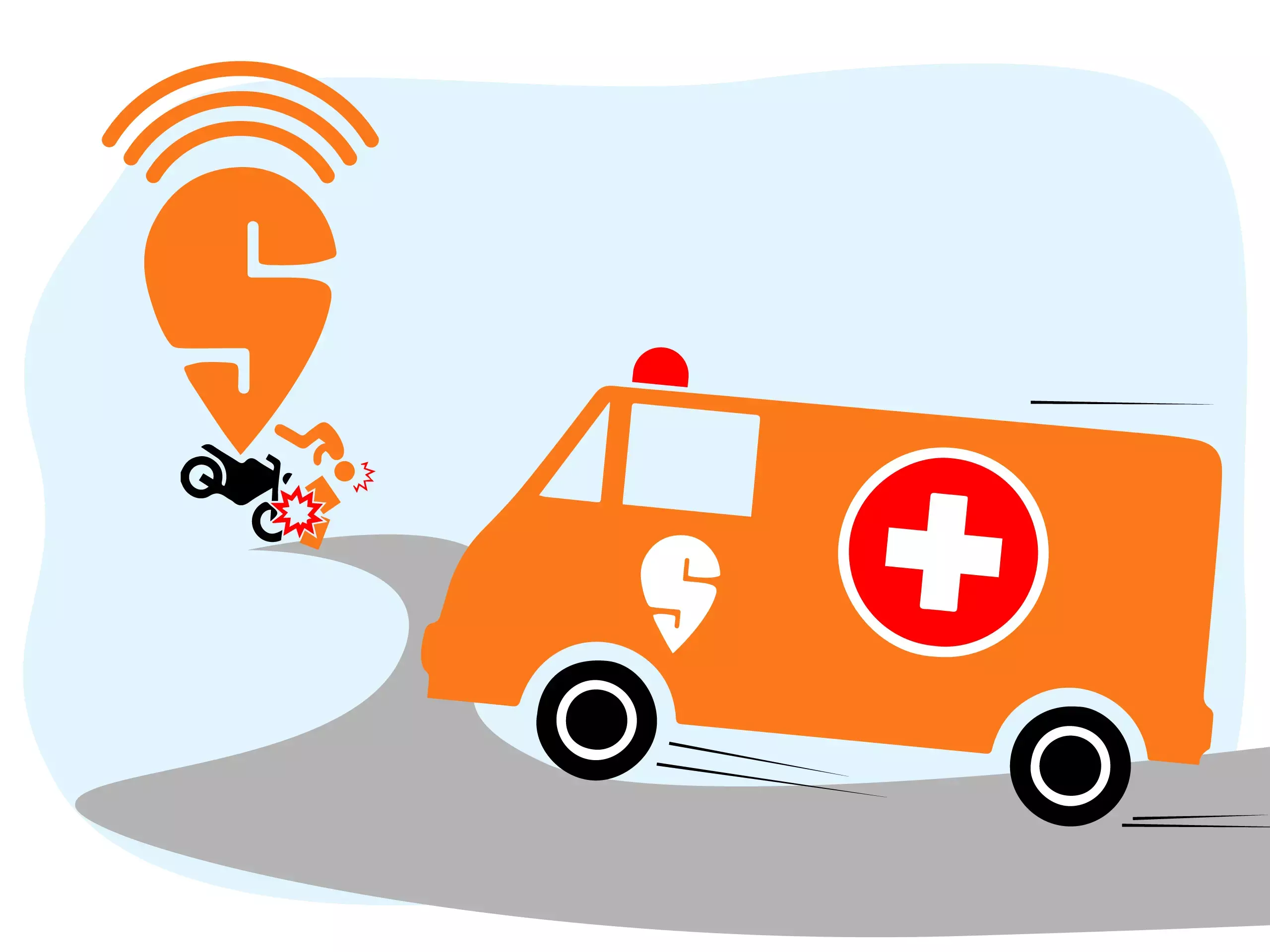 free ambulance service for swiggy agents and family