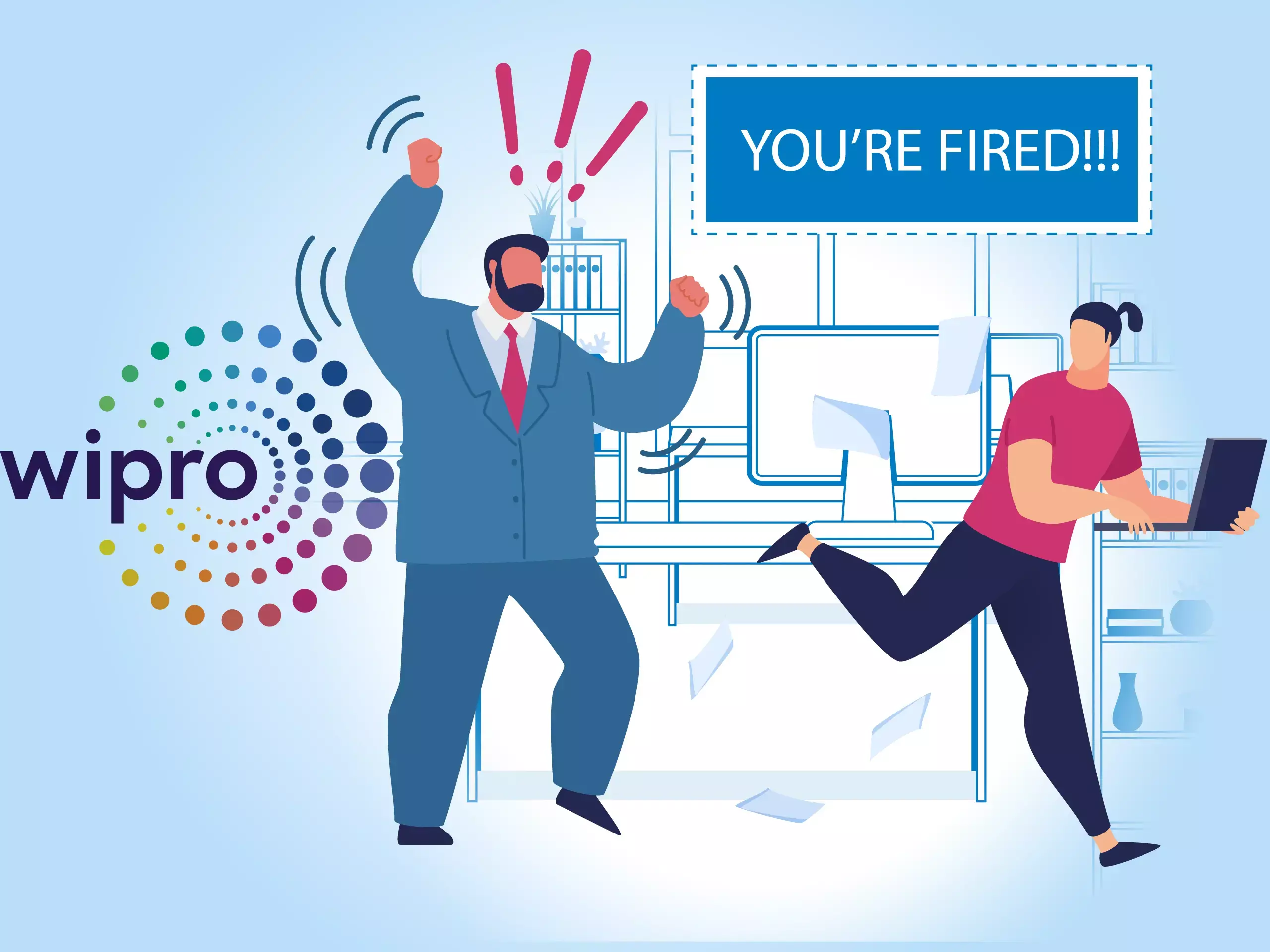 wipro firing training failed