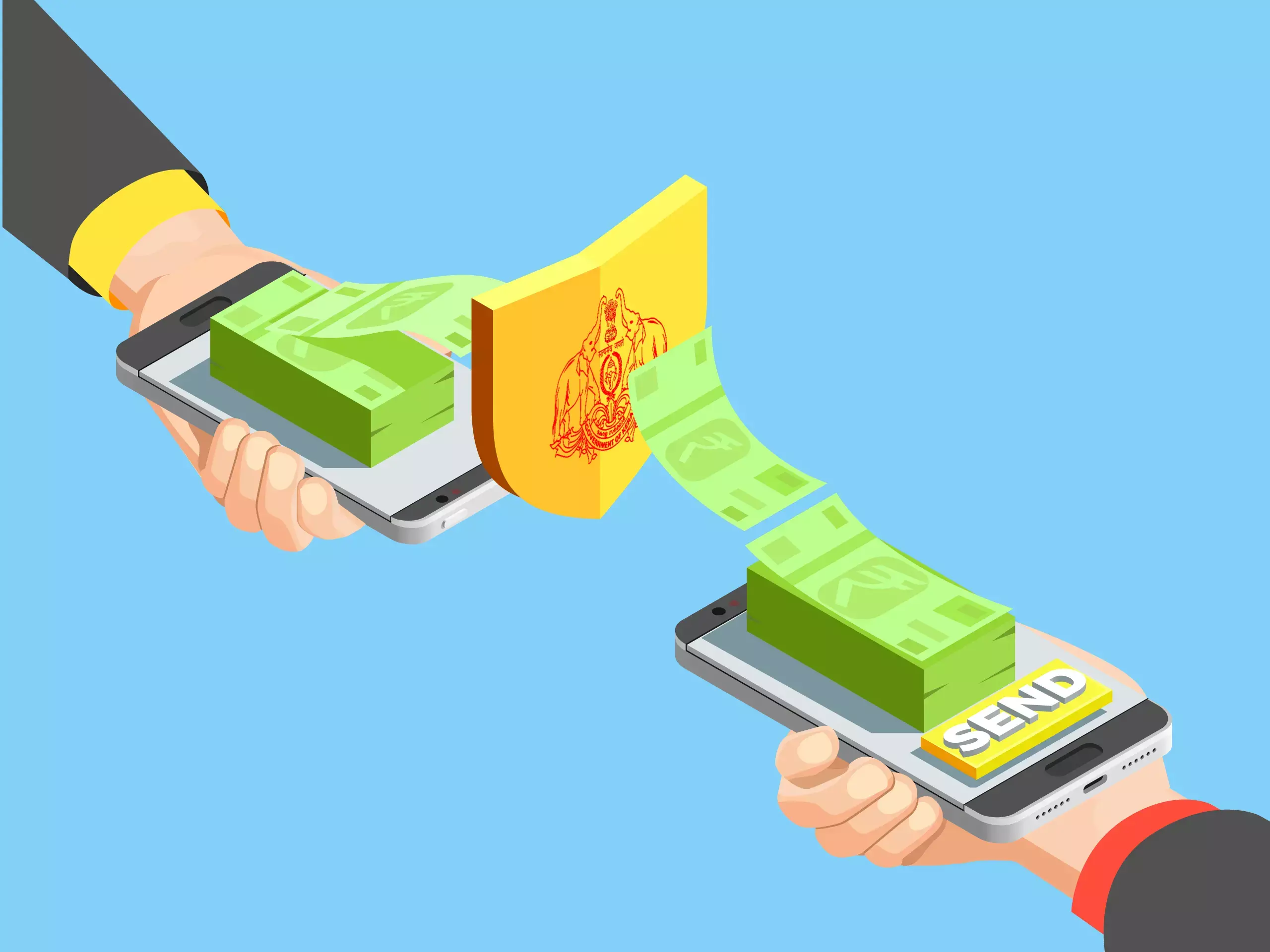 online money transfer govt