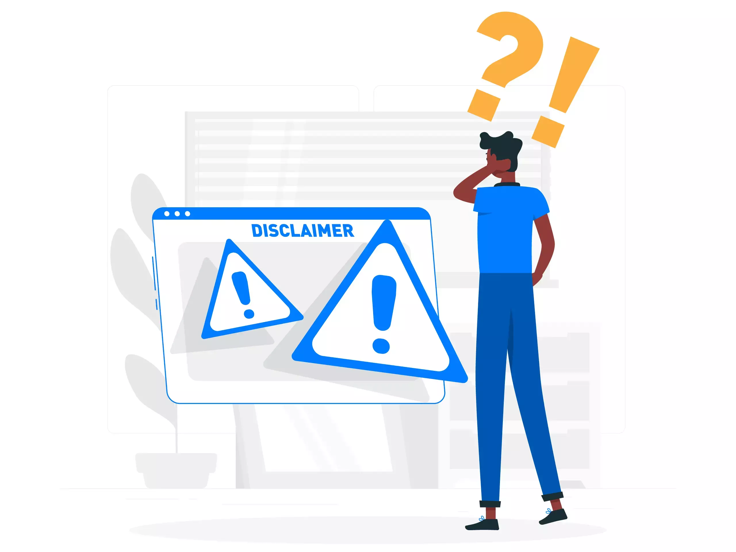 disclaimer advertisement