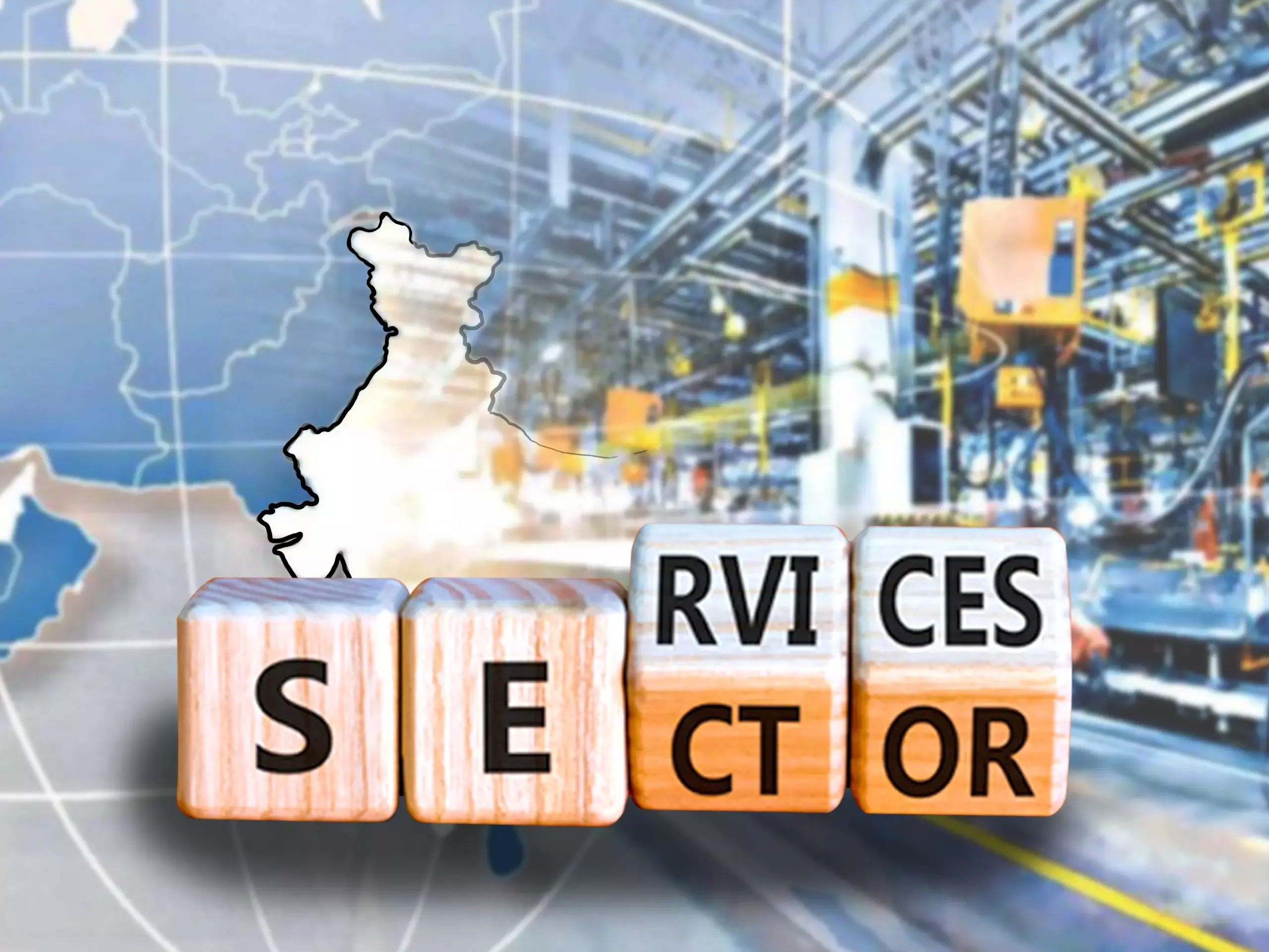 സേവന മേഖലയുടെ വളർച്ചയിൽ നേരിയ കുറവ്