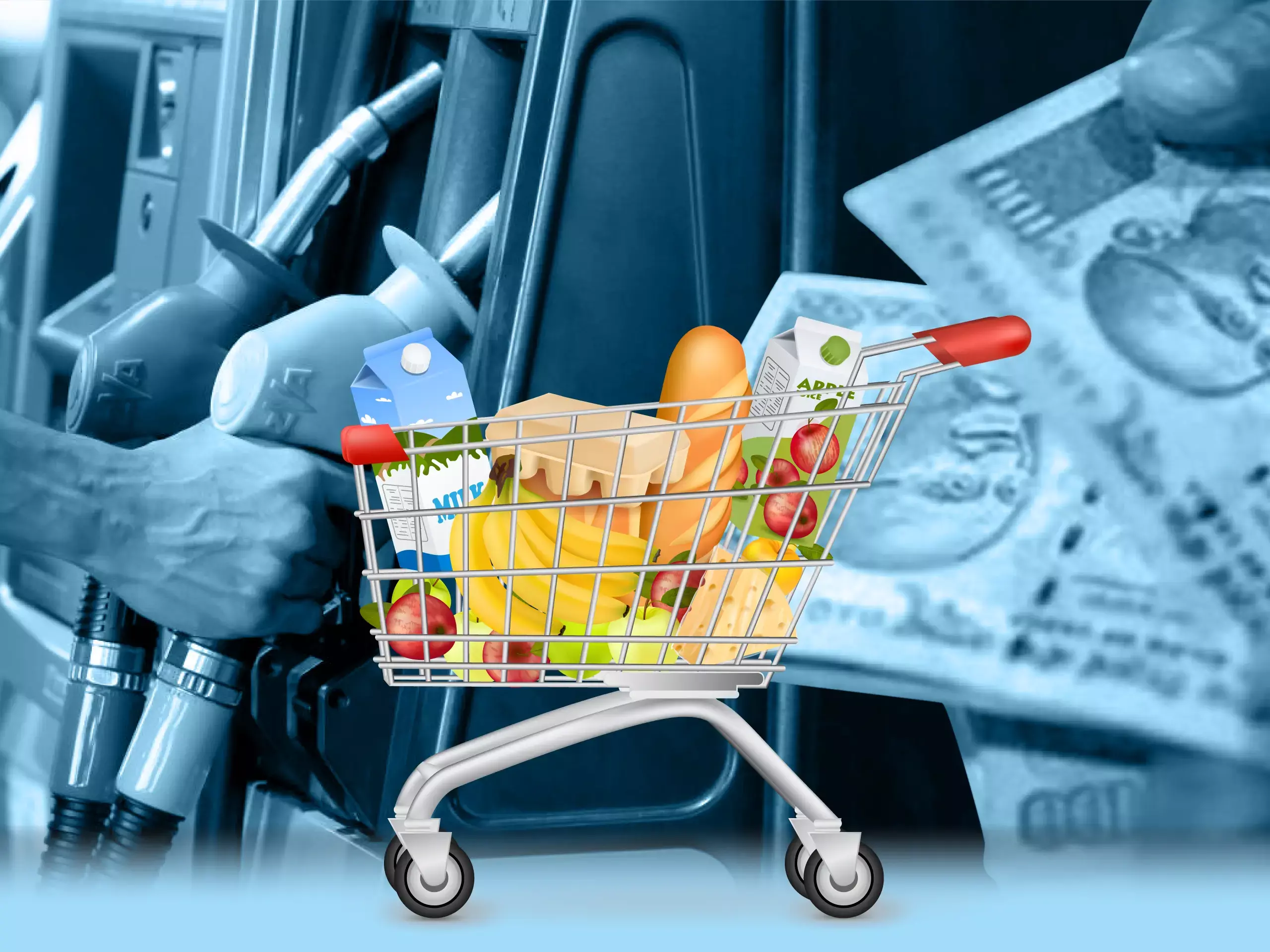 control inflation central govt reduce tax fuel