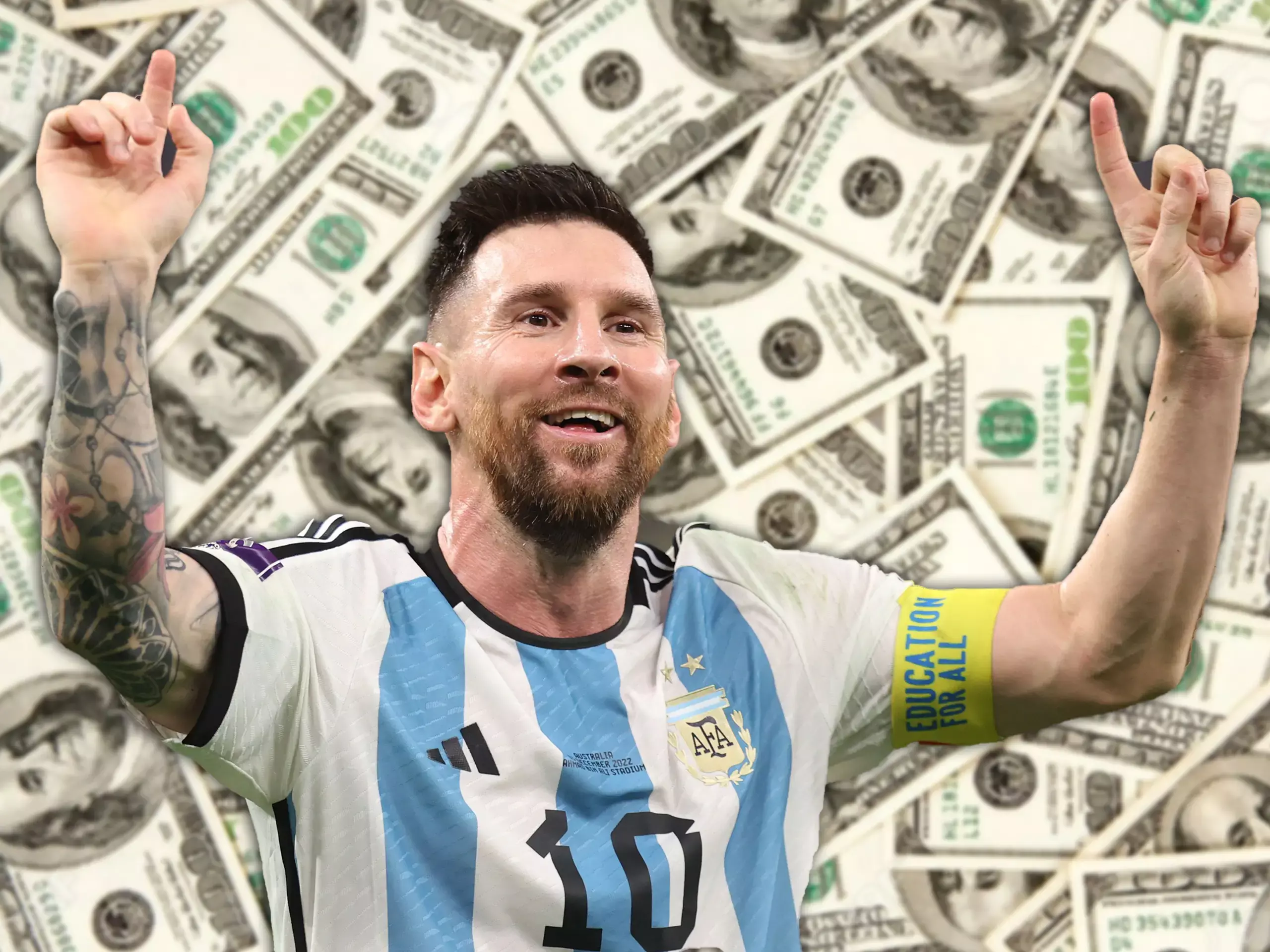 മെസ്സി, കായിക താരങ്ങളിലെ സമ്പന്നന്‍