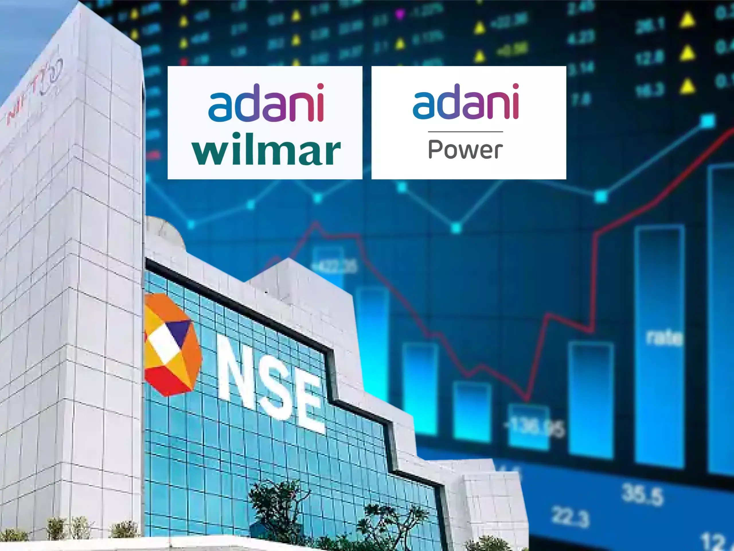 adani wilmar and adani power will be included in nifty indices