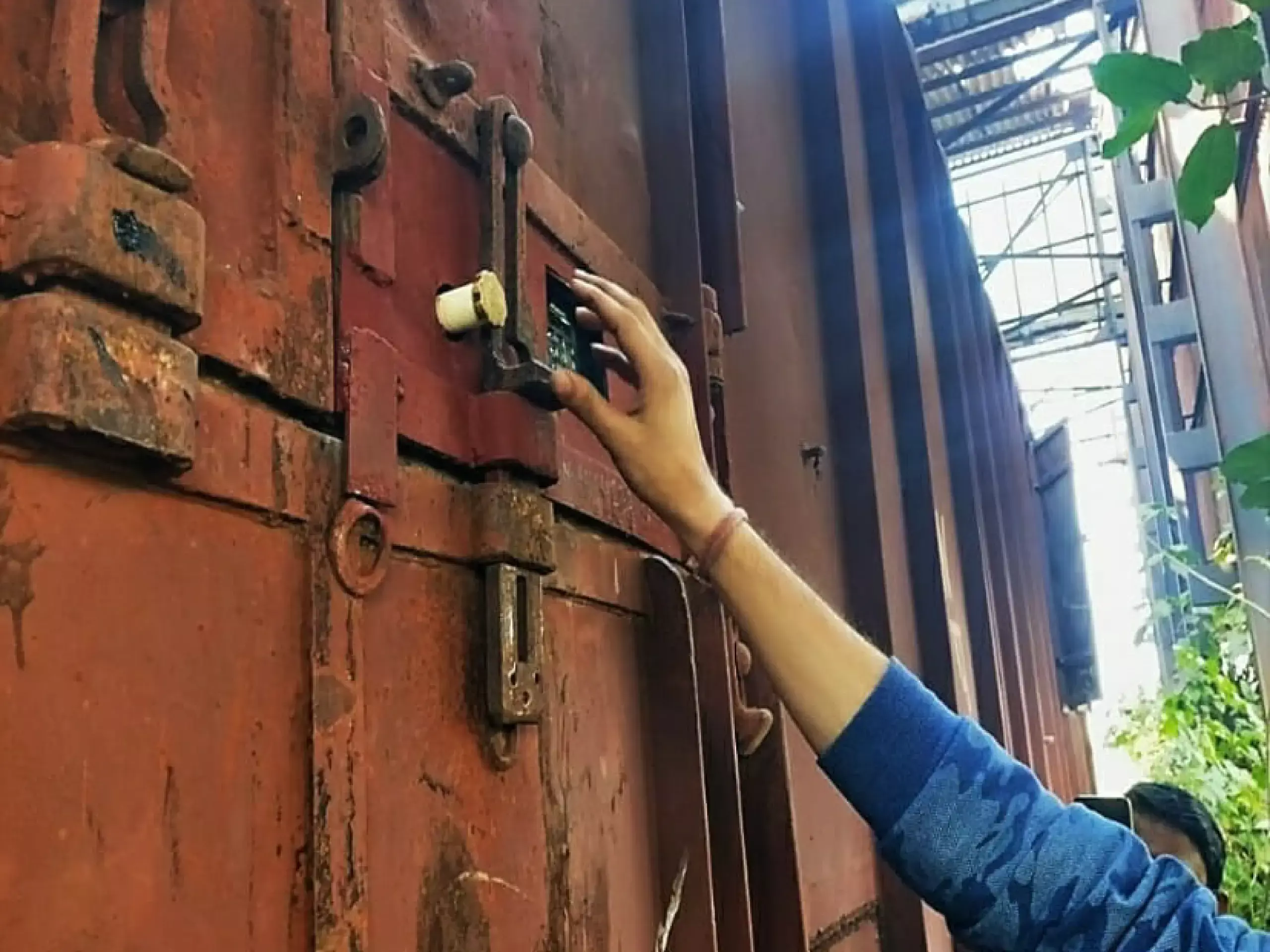 digital lock indian railways