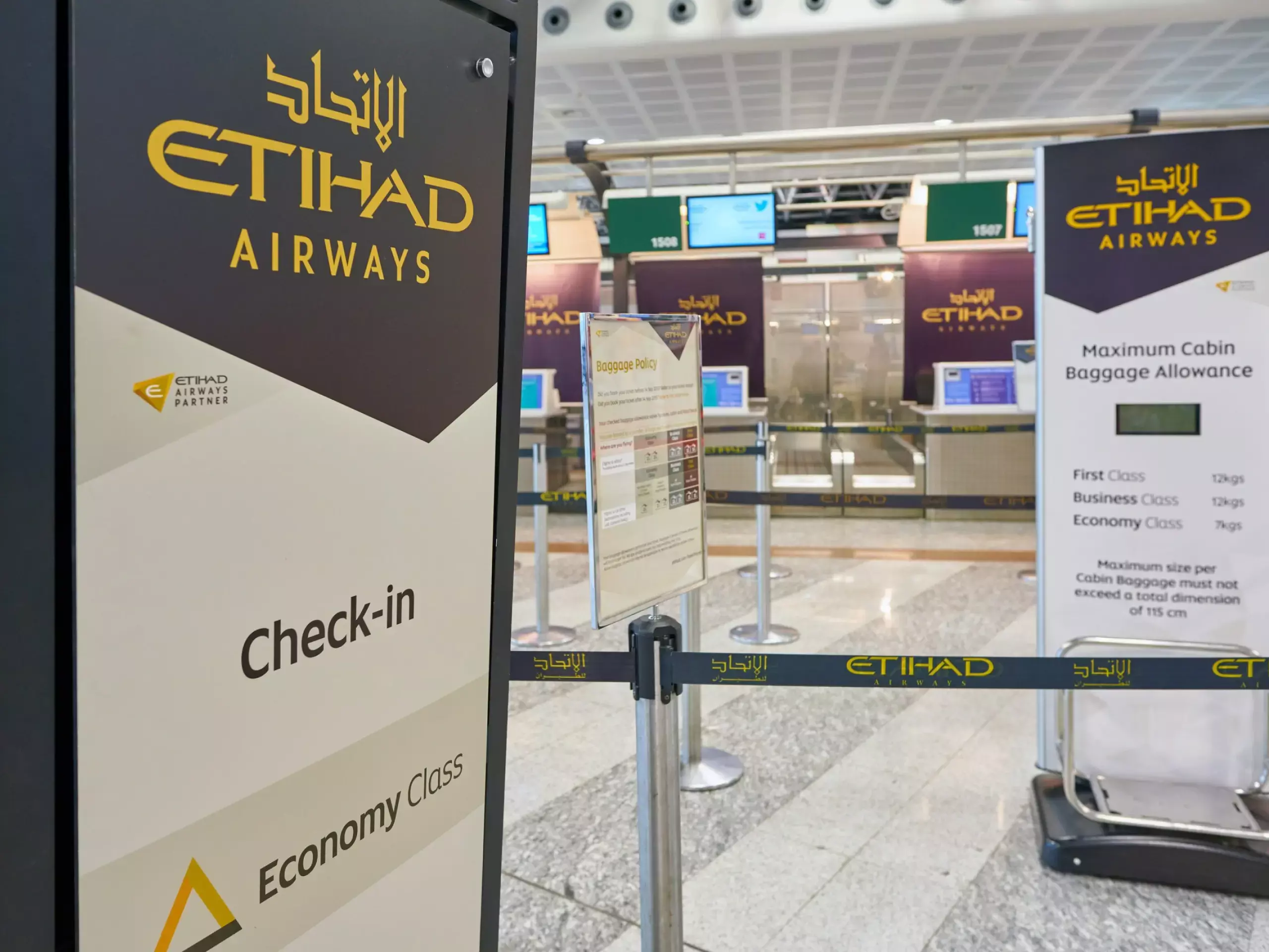 etihad airlines stop online check in facility