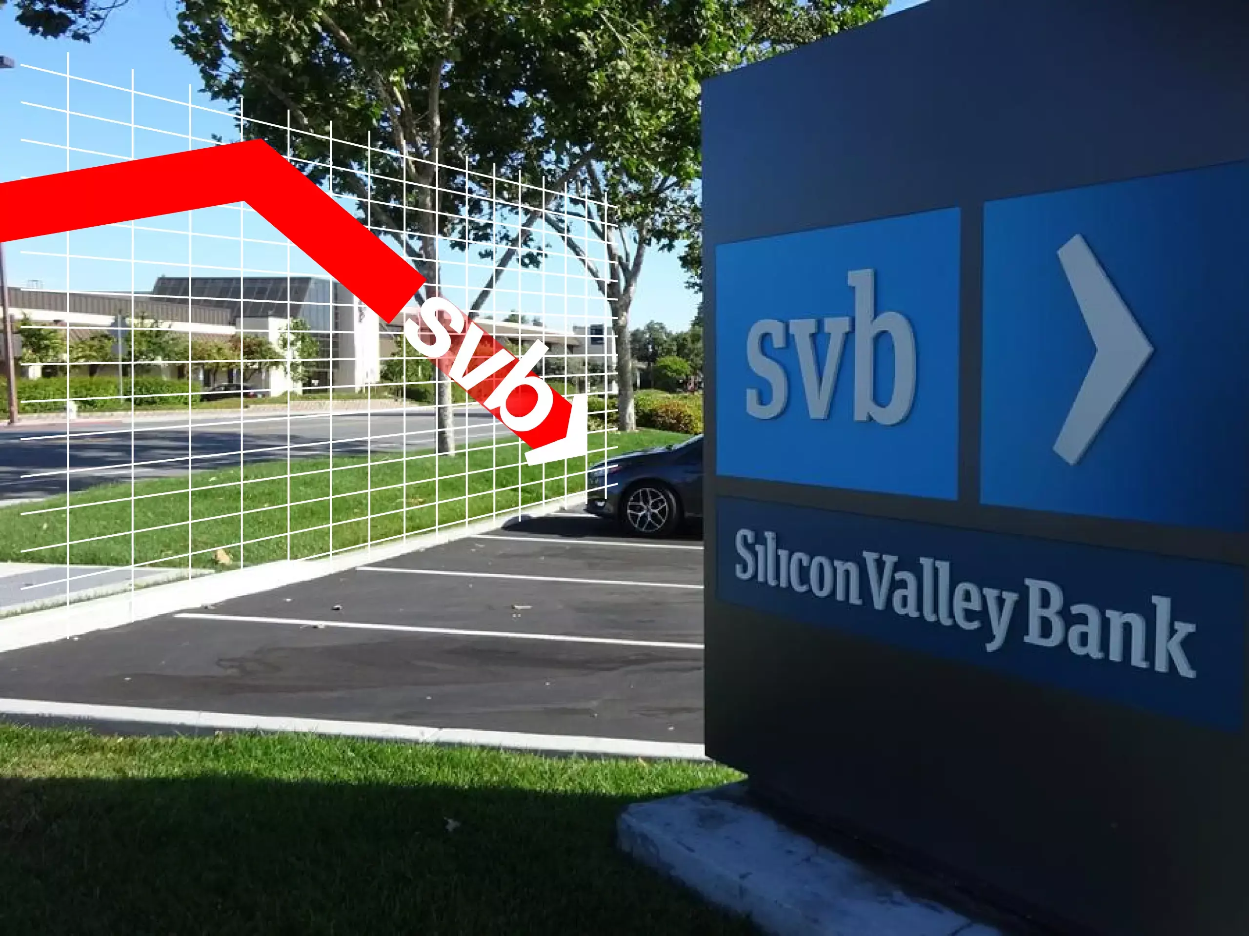 silicon valley bank share fall down