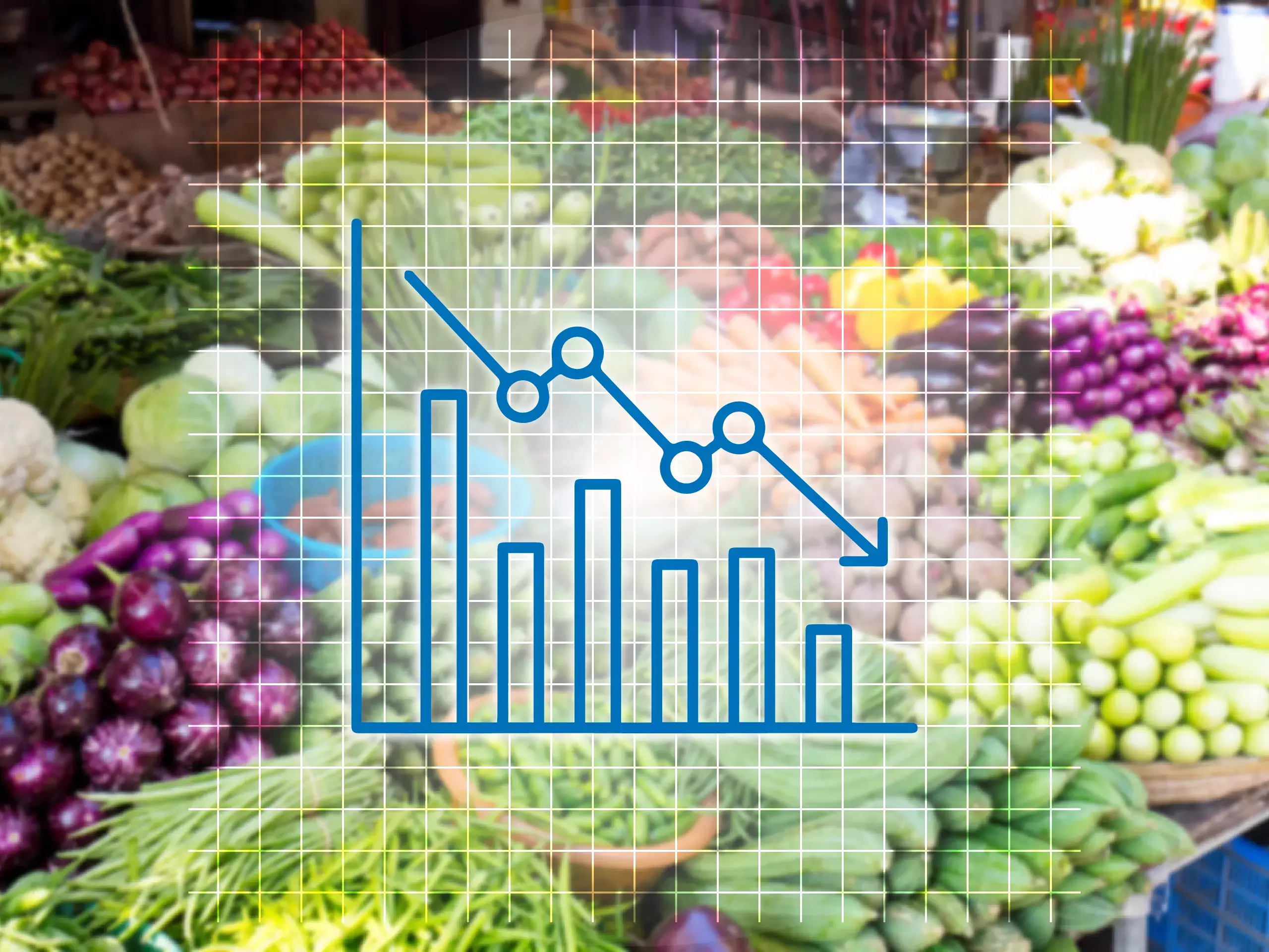 a slight decline in retail inflation