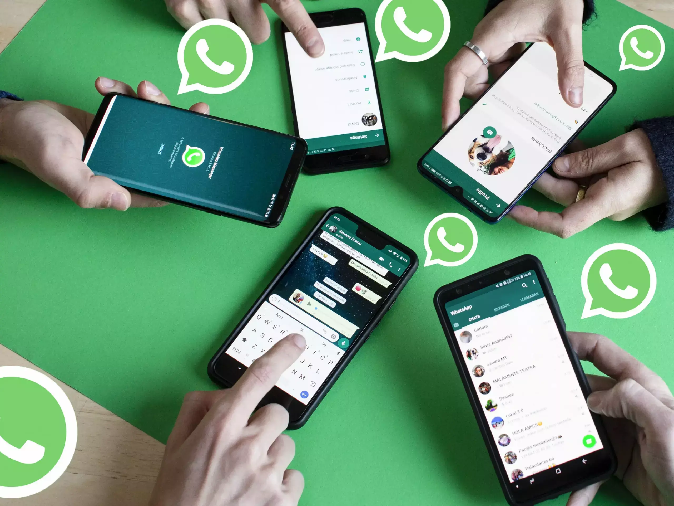 watsapp to show message not names