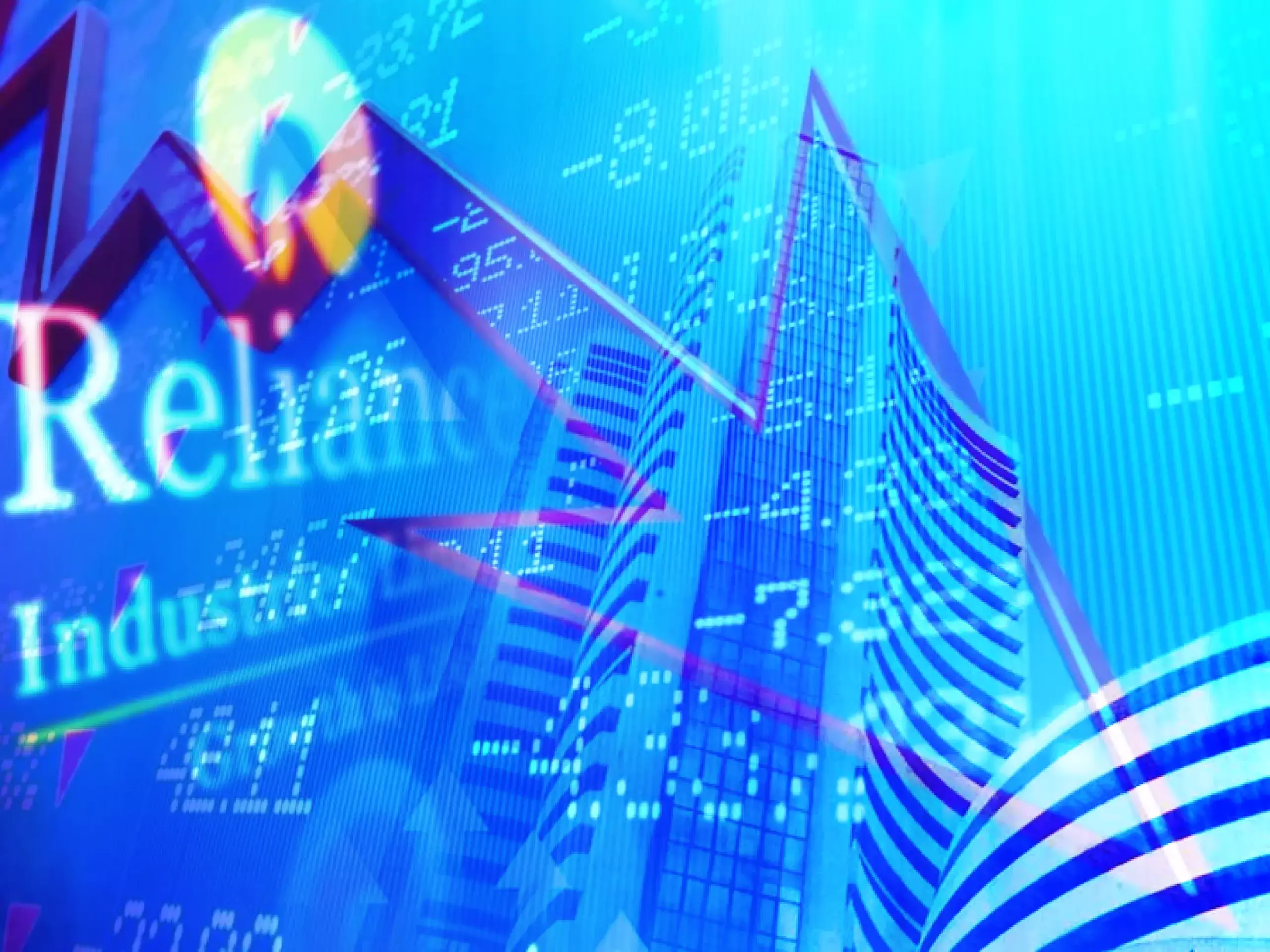 reliance share price down