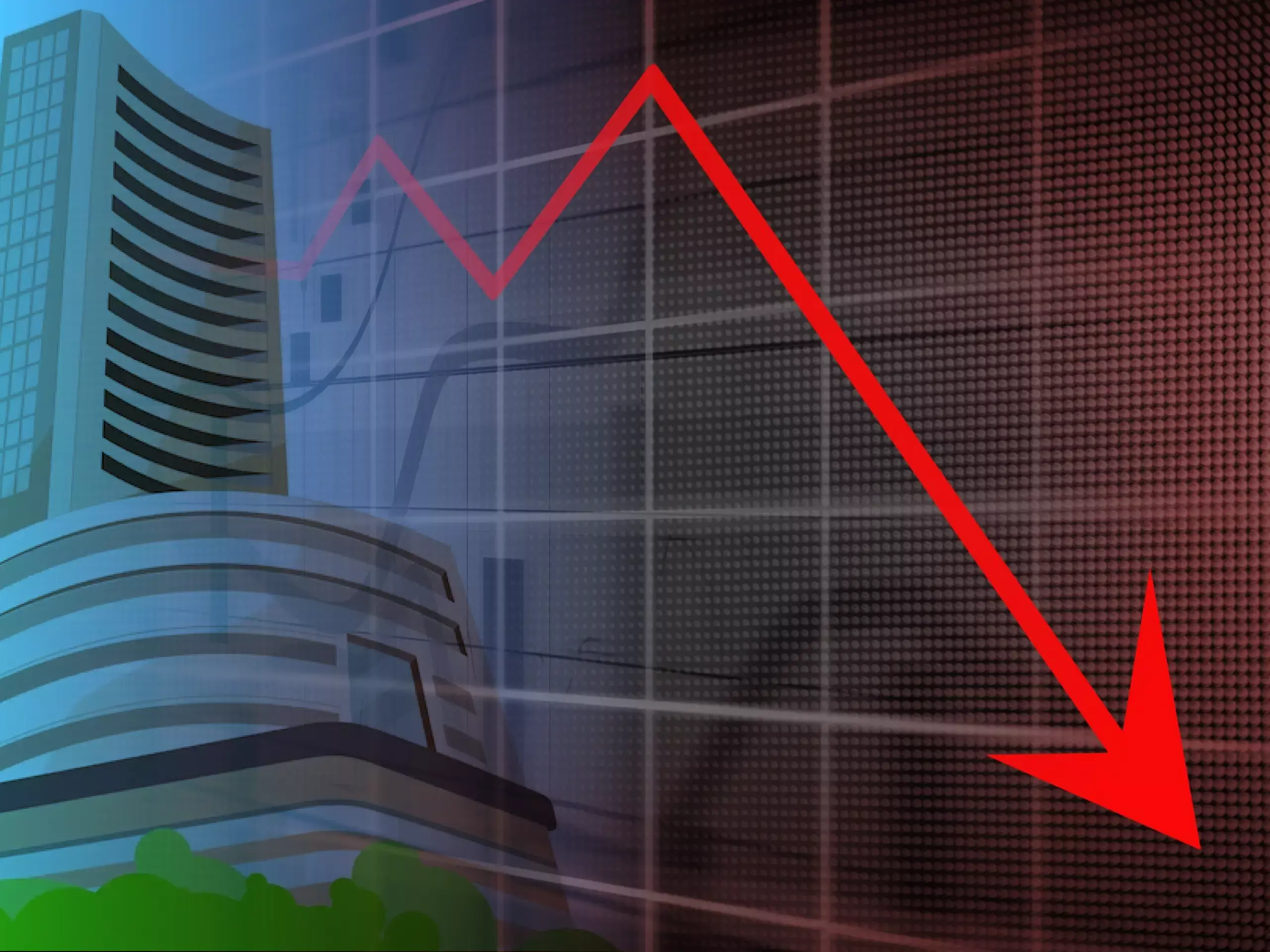 selling pressure, decline directly market