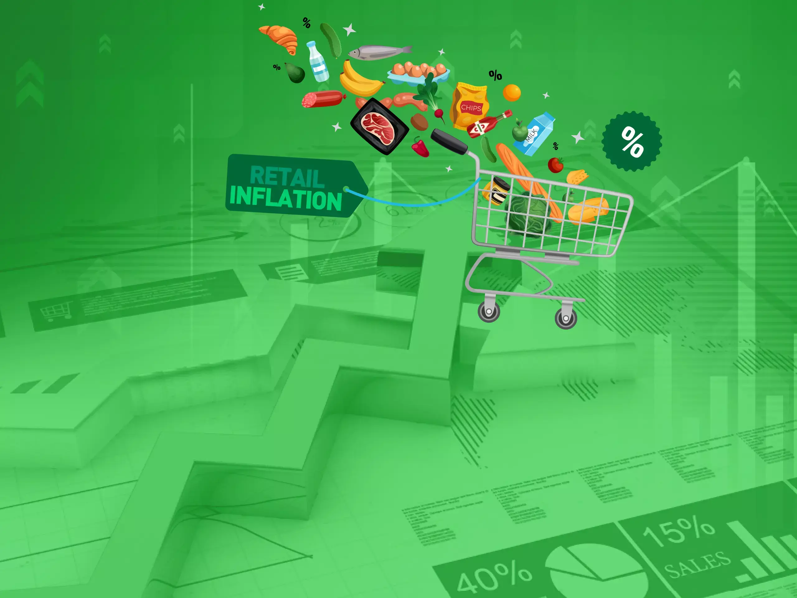 ചെറുകിട പണപ്പെരുപ്പം 15 മാസത്തെ താഴ്ന്ന നിലയിലെന്ന് സര്‍വെ റിപ്പോര്‍ട്ട്