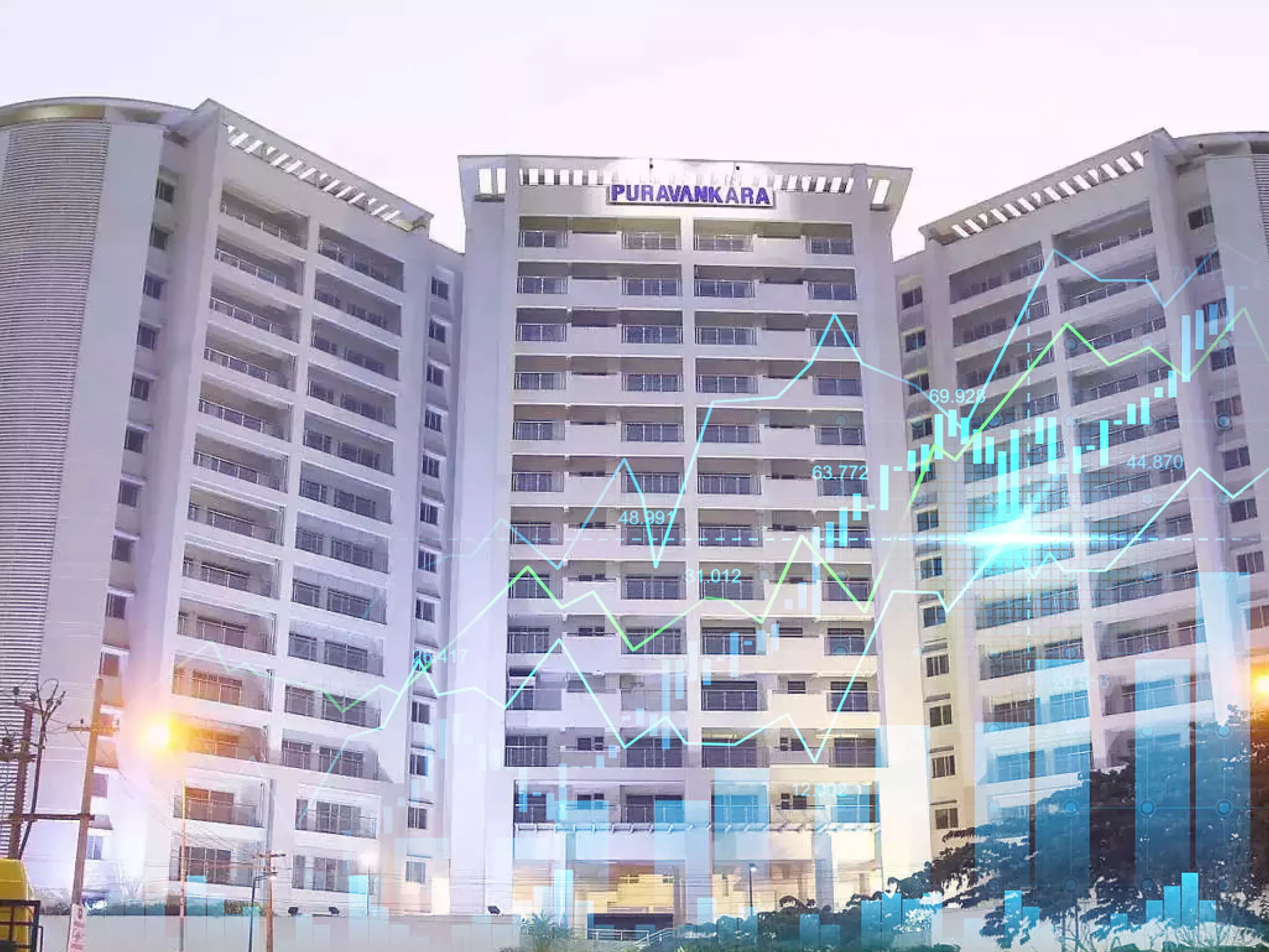 realty firm puravankaras sales booking rose