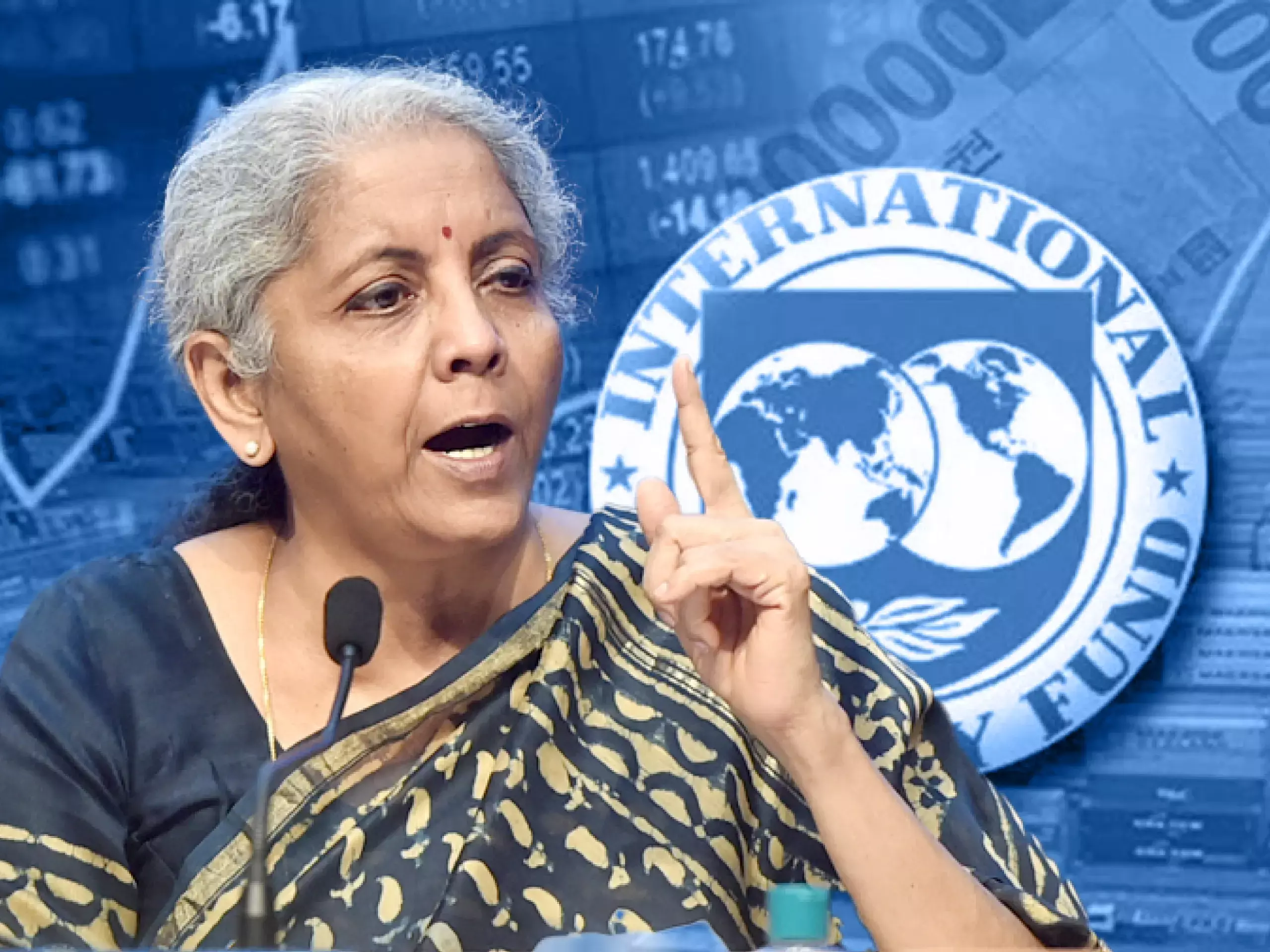 ഐഎംഎഫ് റിപ്പോർട്ട് ഏറ്റുപിടിച്ച് നിർമല സീതാരാമൻ; 7 % വളർച്ചയുണ്ടാകുമെന്ന് പ്രഖ്യാപനം