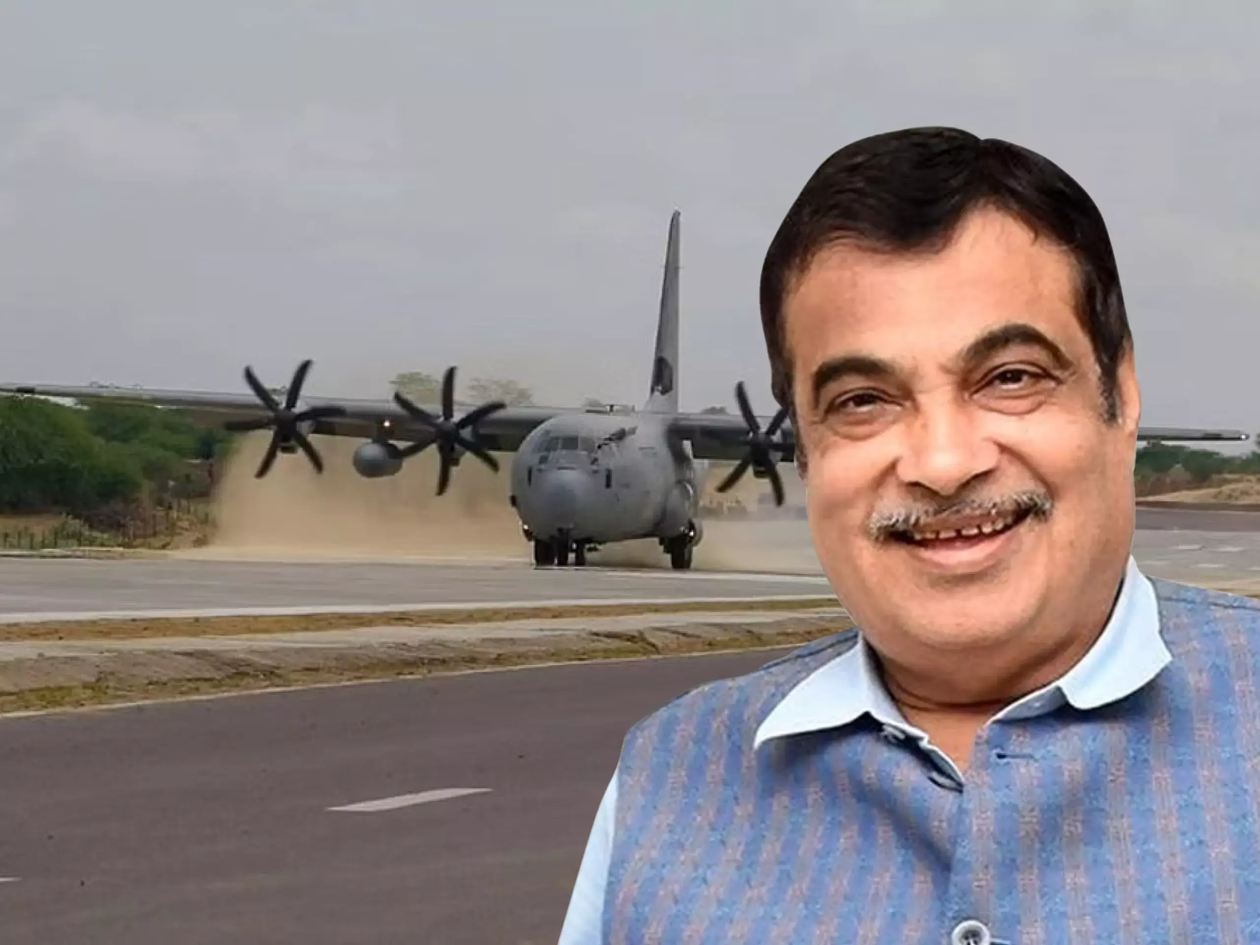 helipads will be built along the nh gadkari