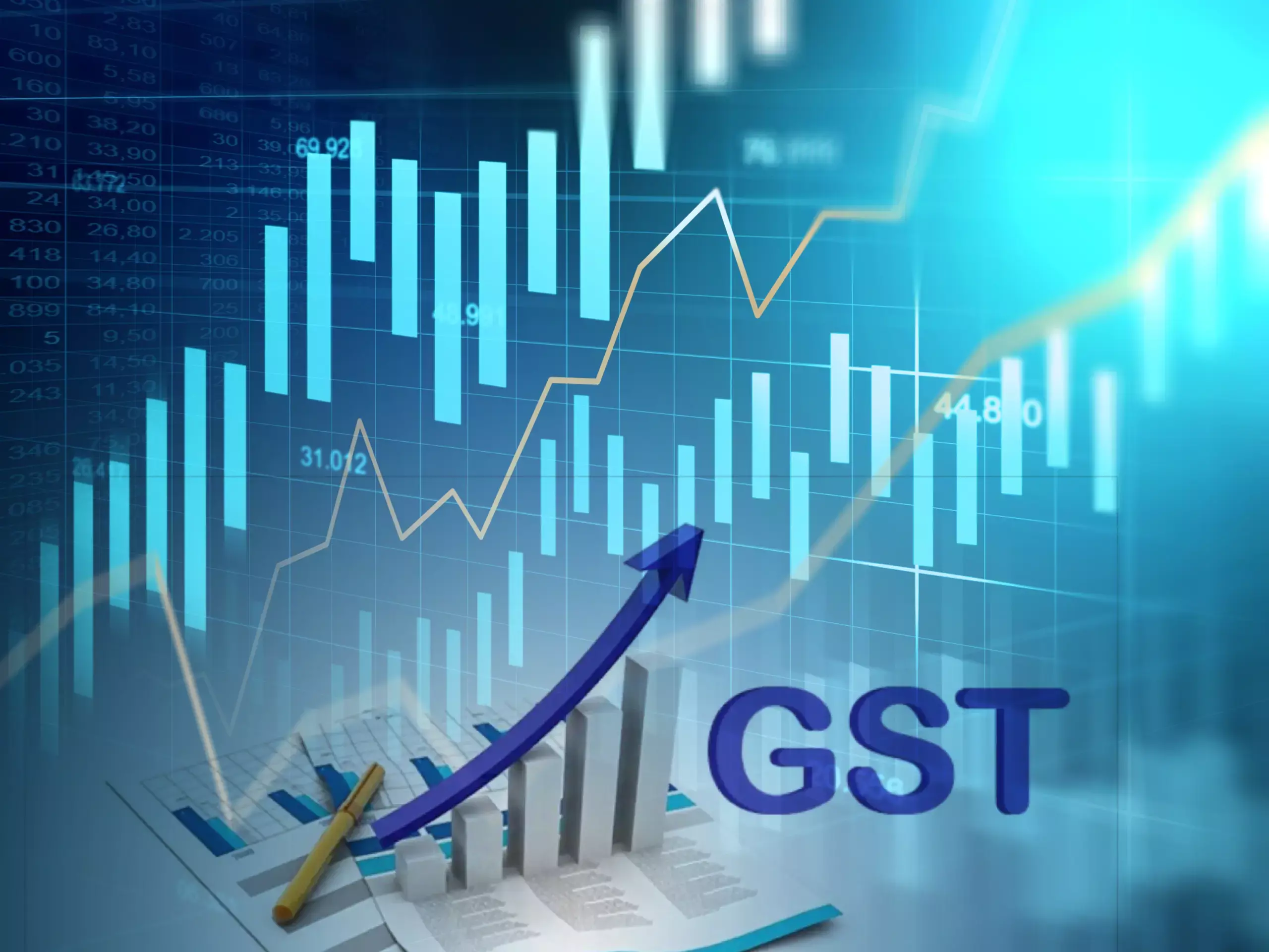 sensex nifty surge in foreign funds gst collections at all-time record