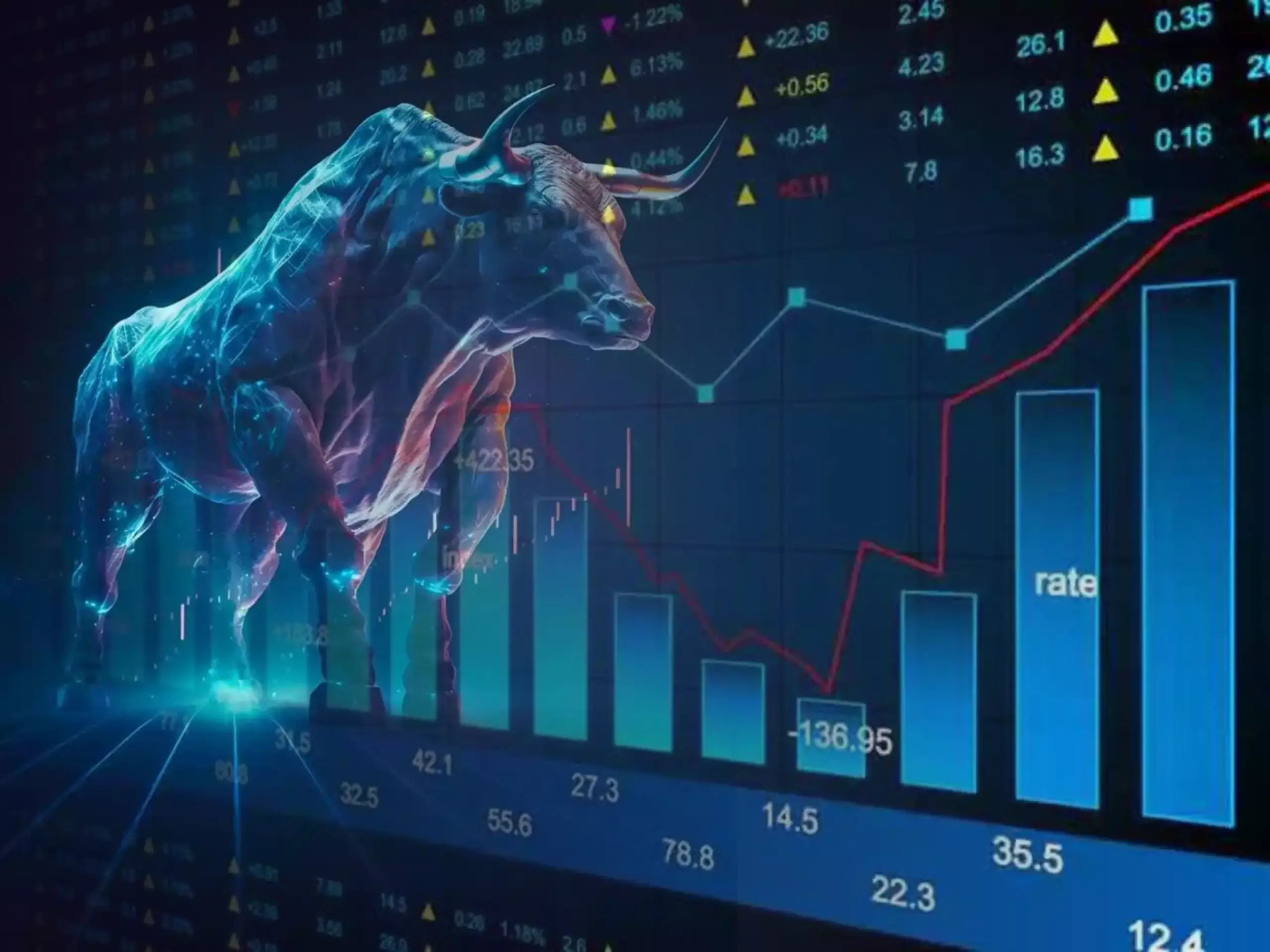 sensex points higher