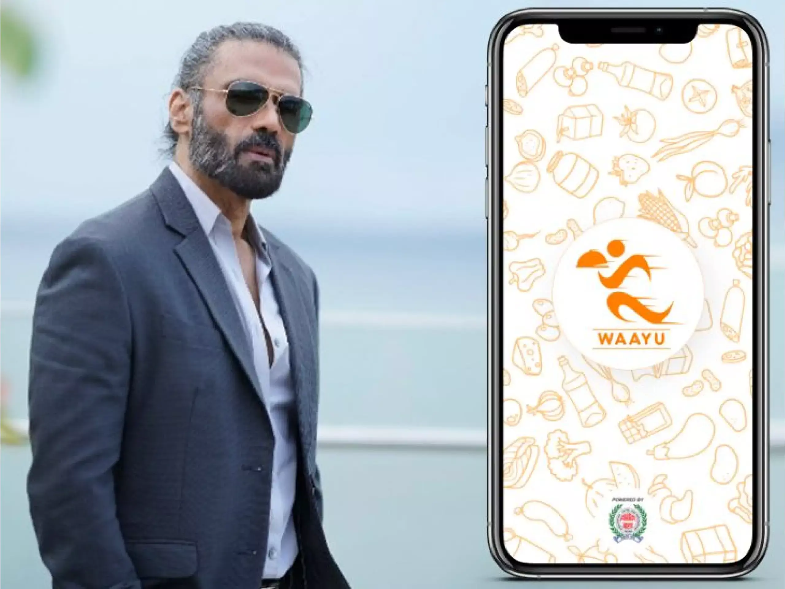 sunil shetty with vayu app