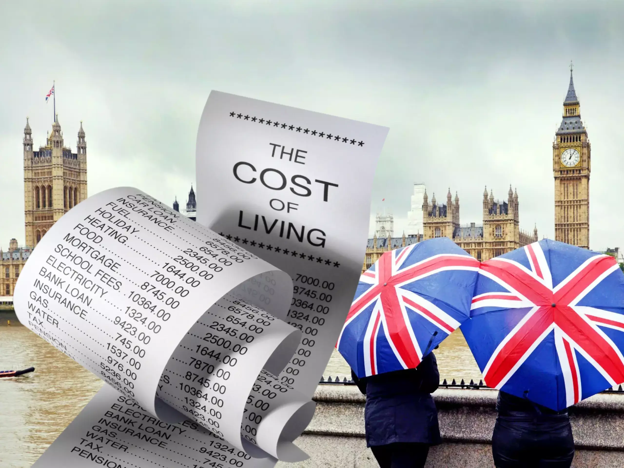 cost of living in britain is exorbitant
