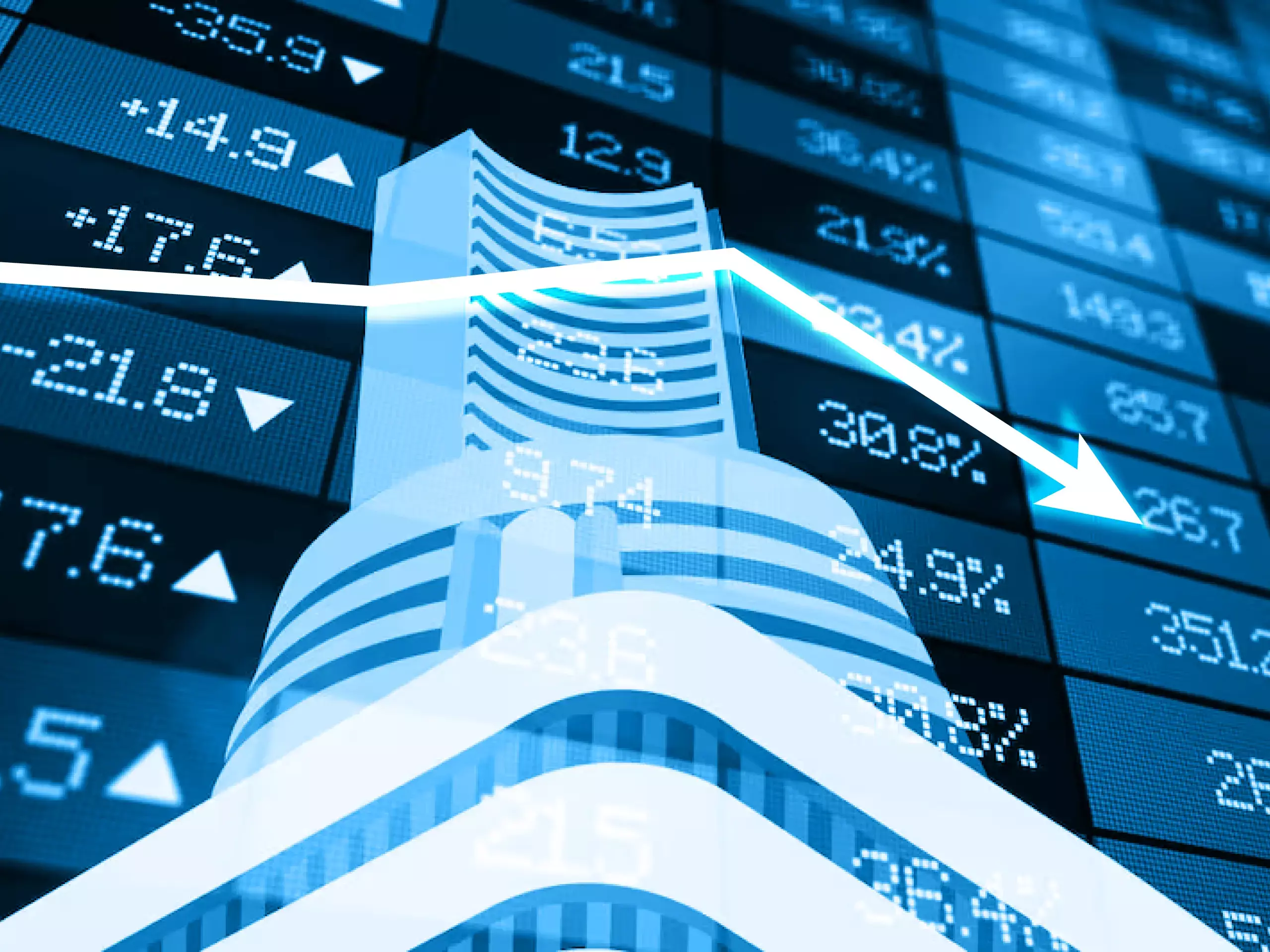 sensex and nifty slightly down