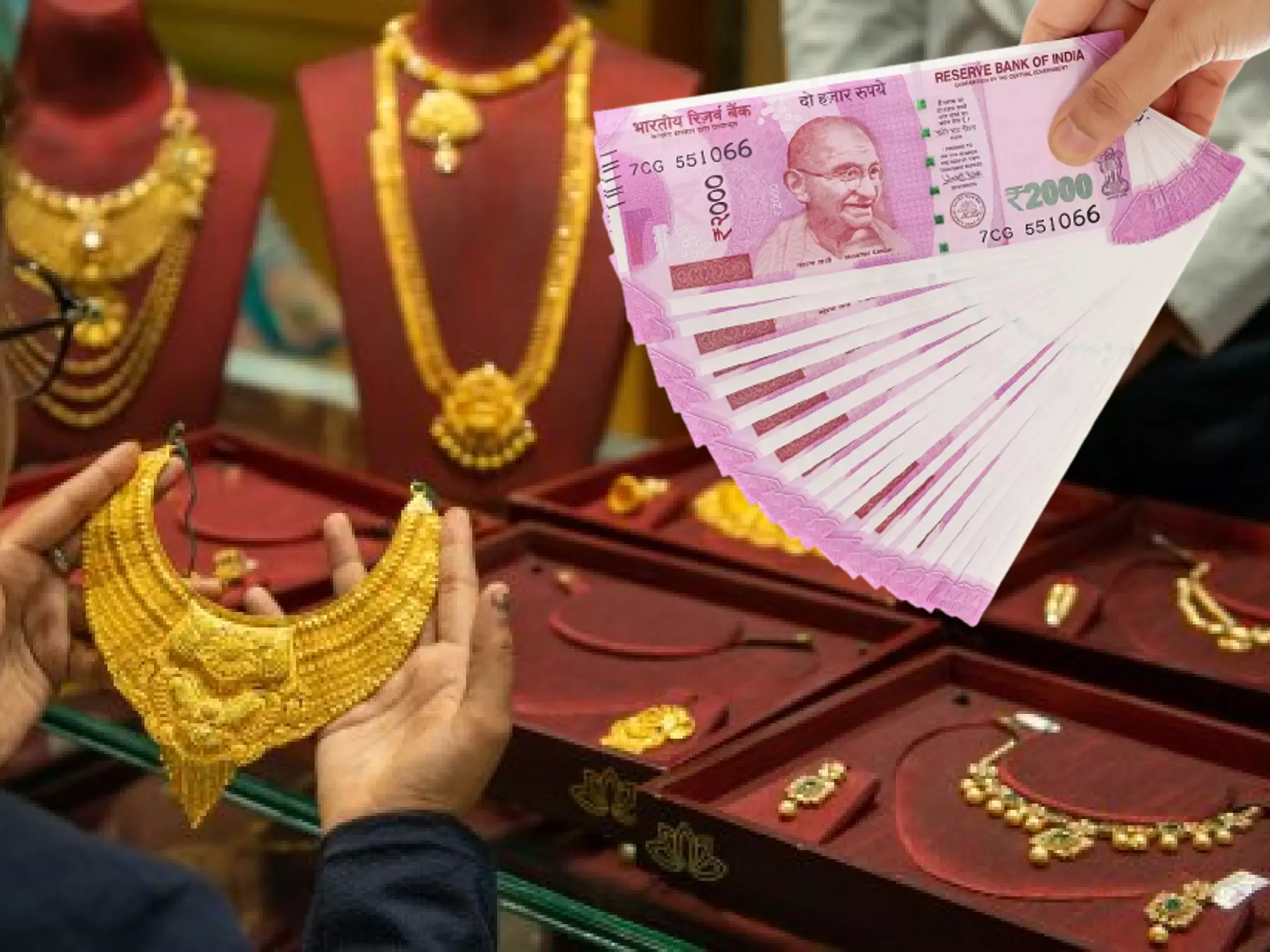 two thousand note withdraw jwellery equiry