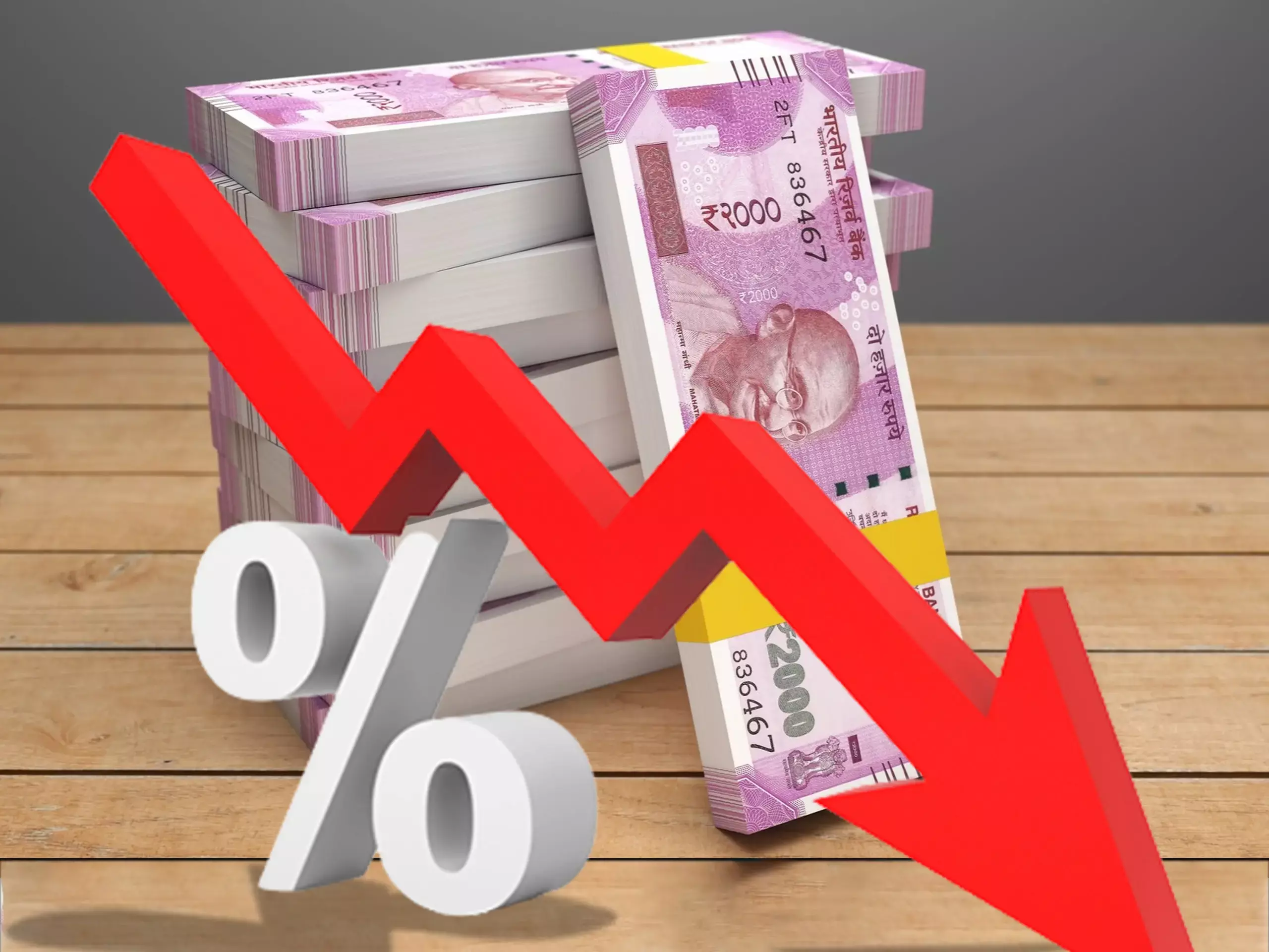 2000 രൂപ നോട്ട് പിന്‍വലിക്കല്‍:  പലിശനിരക്ക് കുറയും