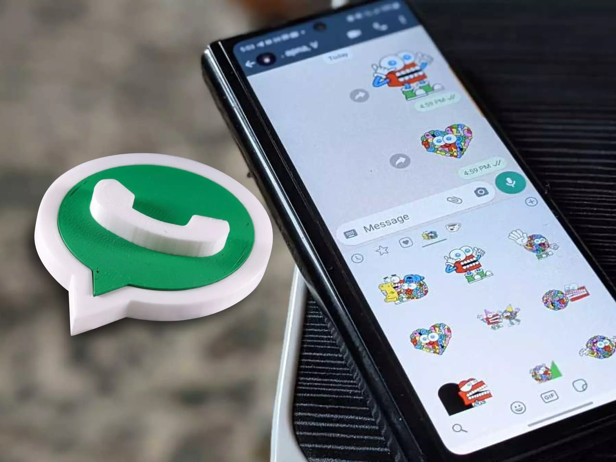 whatsapp is enough to make stickers