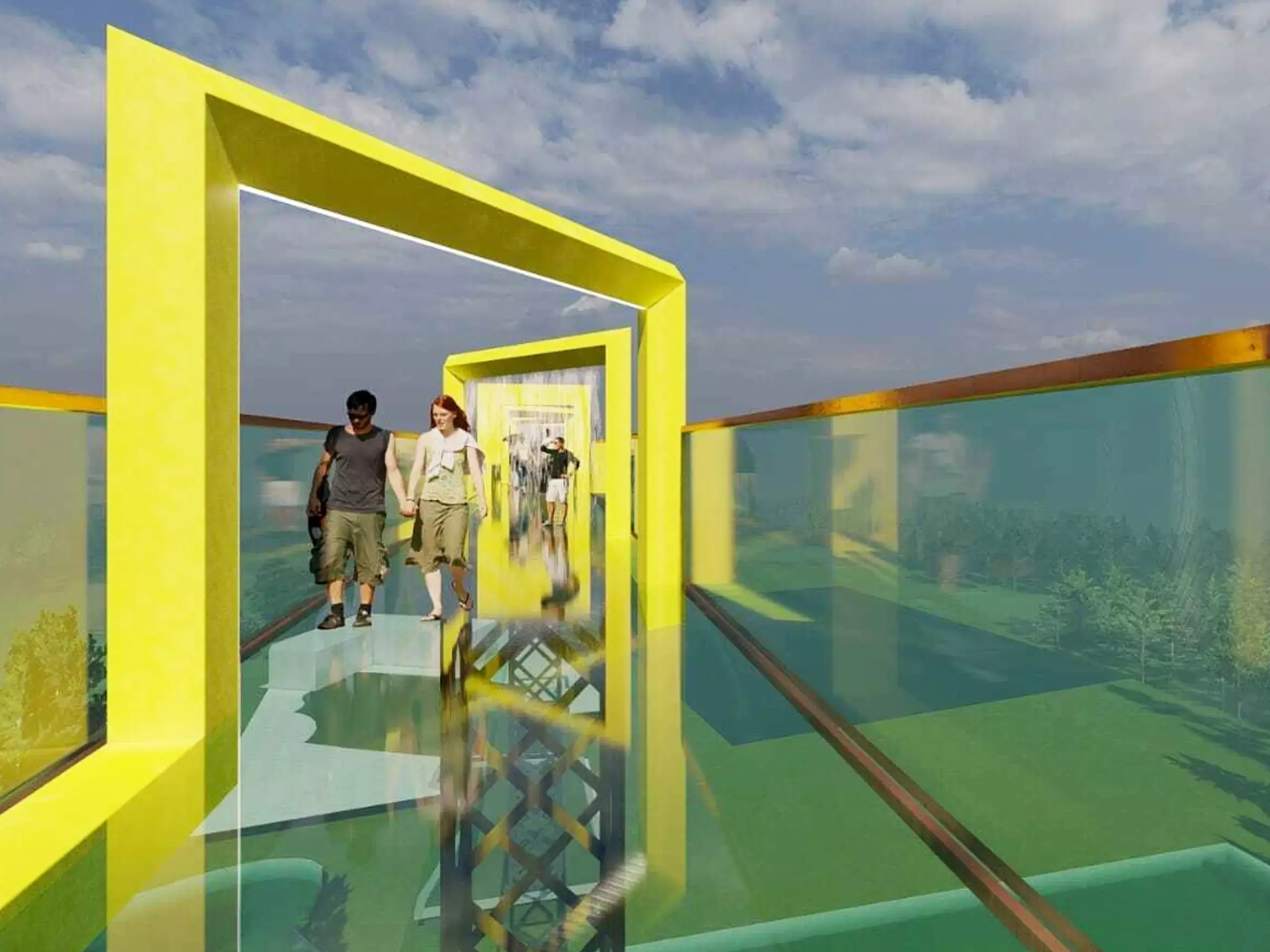 വിനോദ സഞ്ചാര വകുപ്പിന് കീഴിൽ സംസ്ഥാനത്ത് ആദ്യമായി ഗ്ലാസ് ബ്രിഡ്ജ്: കാണാം കൗതുക കാഴ്ചകള്‍