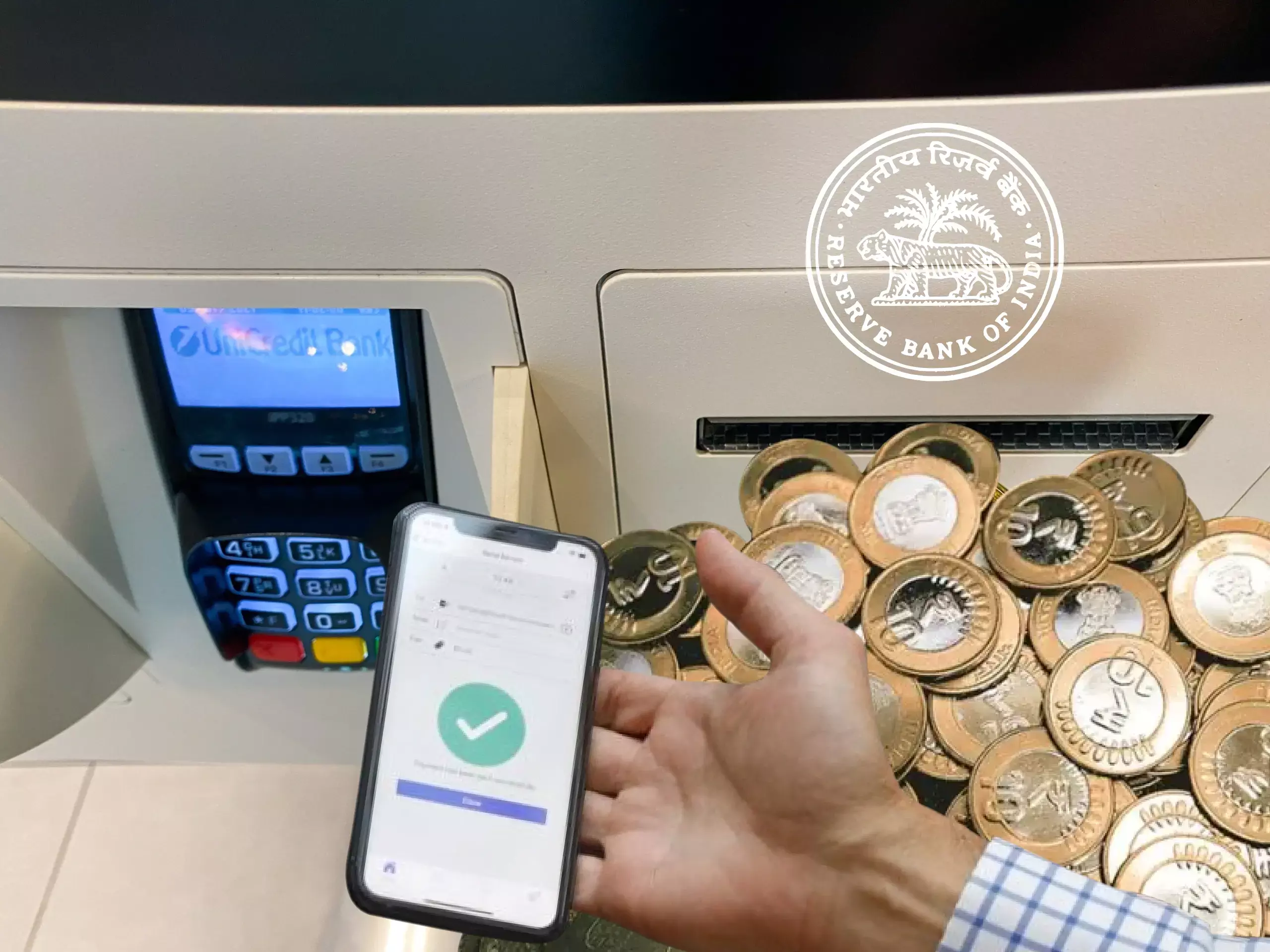 reserve bank with coin atm