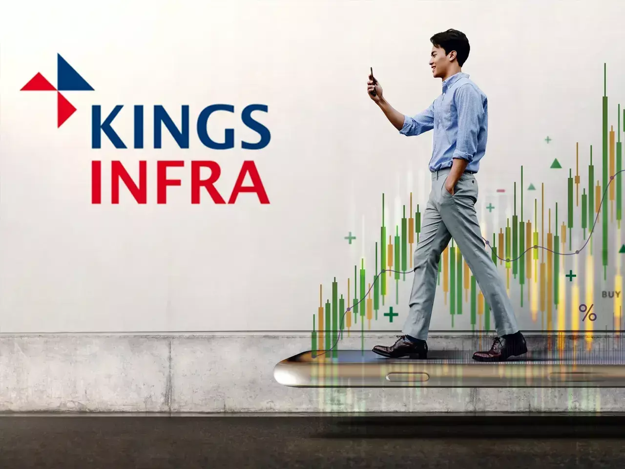 240 percent gain in 16 months kings infra