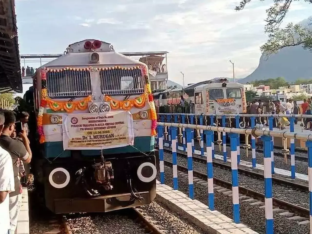 മലനിരകളില്‍ ചൂളം വിളി; ബോഡിനായ്ക്കന്നൂര്‍-ചെന്നൈ ട്രെയിന്‍ സര്‍വീസിന് തുടക്കം