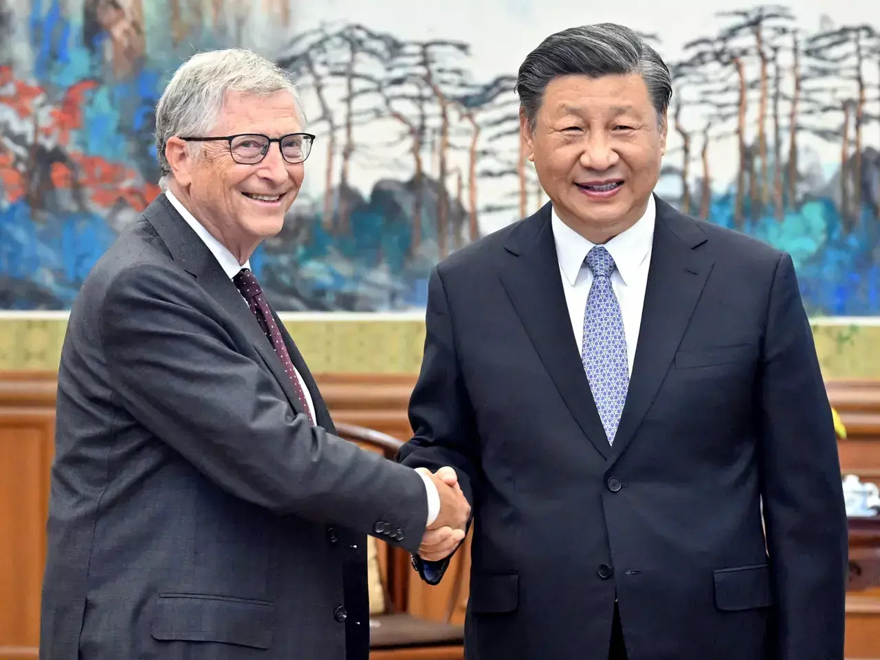 bill gates meets xi jinping in china