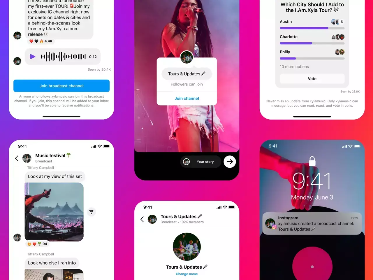 ഇൻസ്റ്റാഗ്രാമിൽ ബ്രോഡ്‌കാസ്റ്റ് ചാനൽ ഫീച്ചർ
