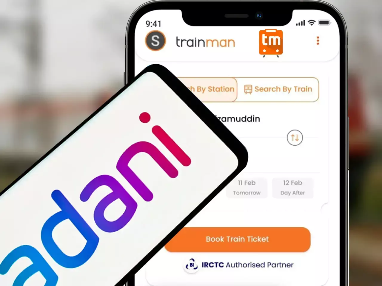 IRCTC യുടെ കുത്തക അവസാനിപ്പിക്കാന്‍ അദാനി, ട്രെയിന്‍മാന്‍  ഏറ്റെടുക്കും