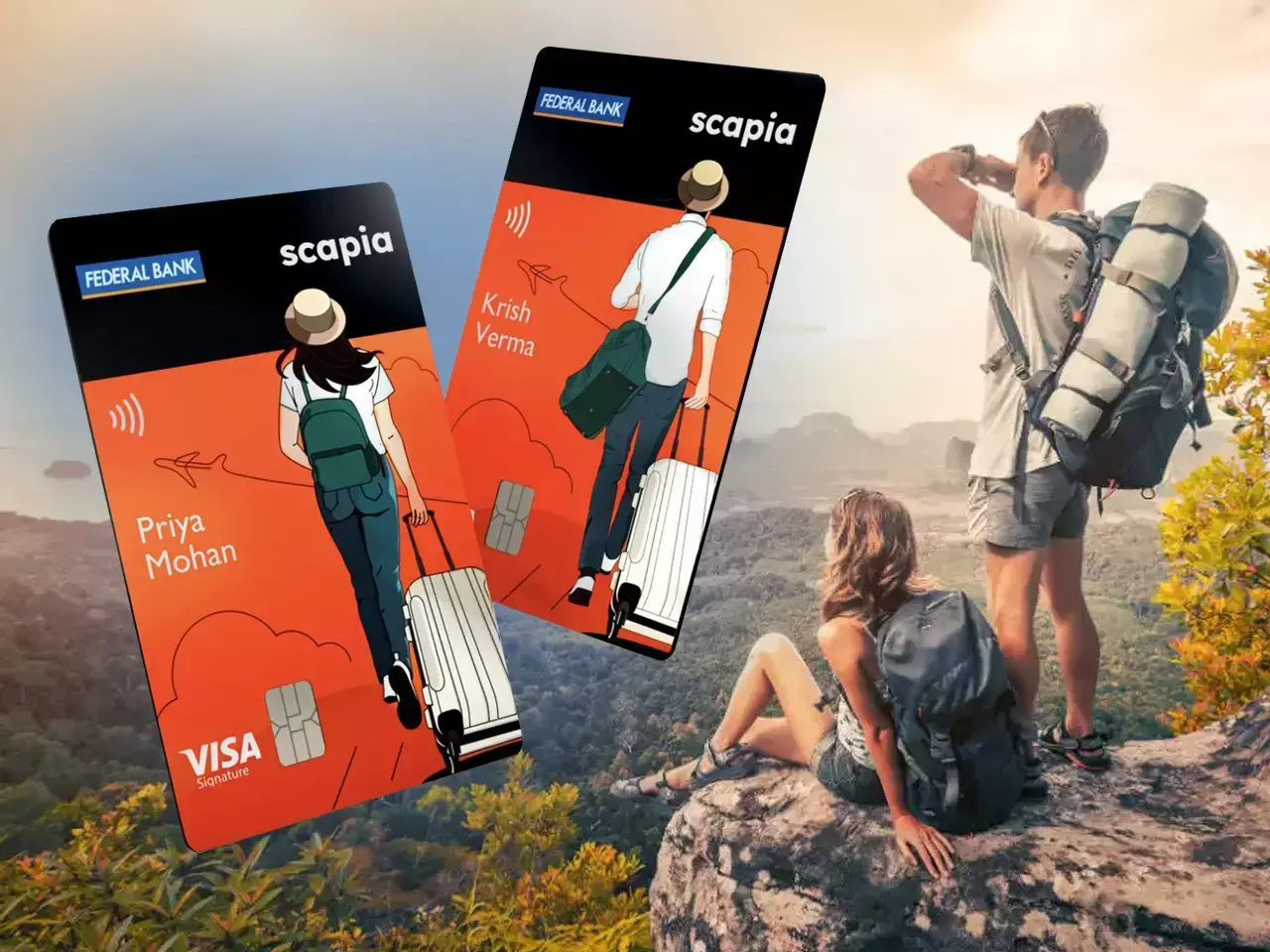 travelers card federal scapea co-branded bank credit card