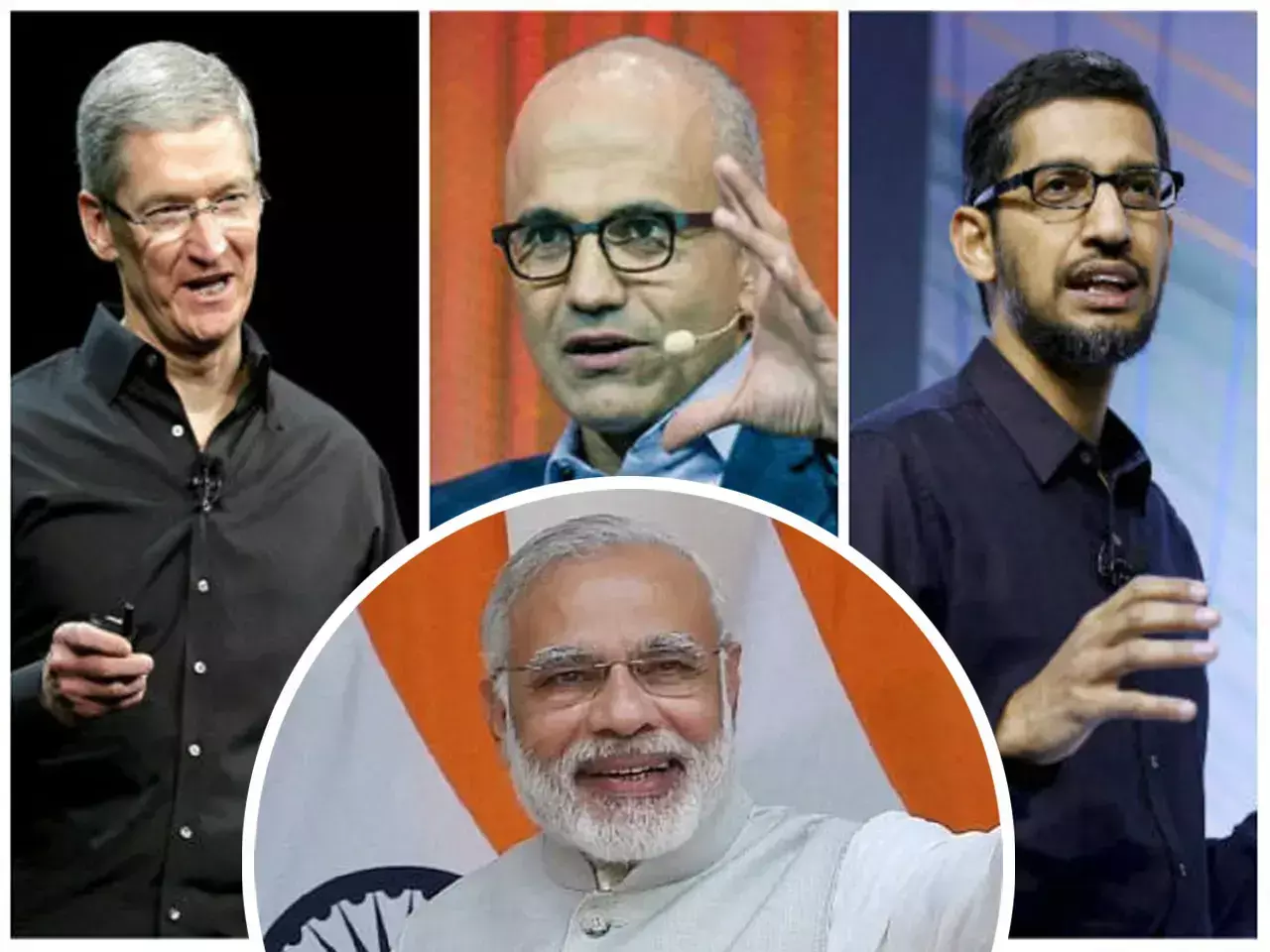 modi to hold talks with tim cook sundar pichai nadella