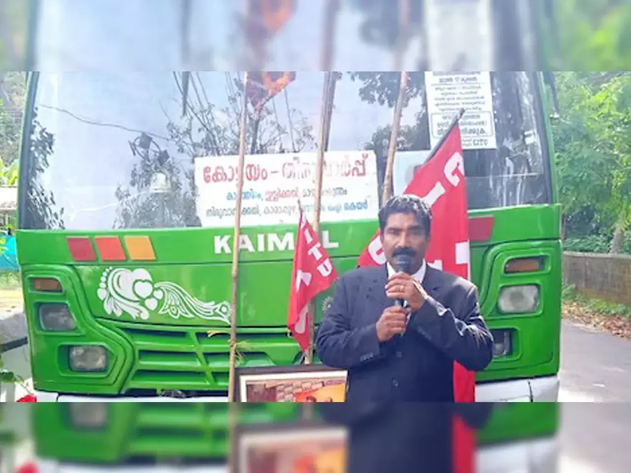 bus owner said he was beaten citu leader in custody