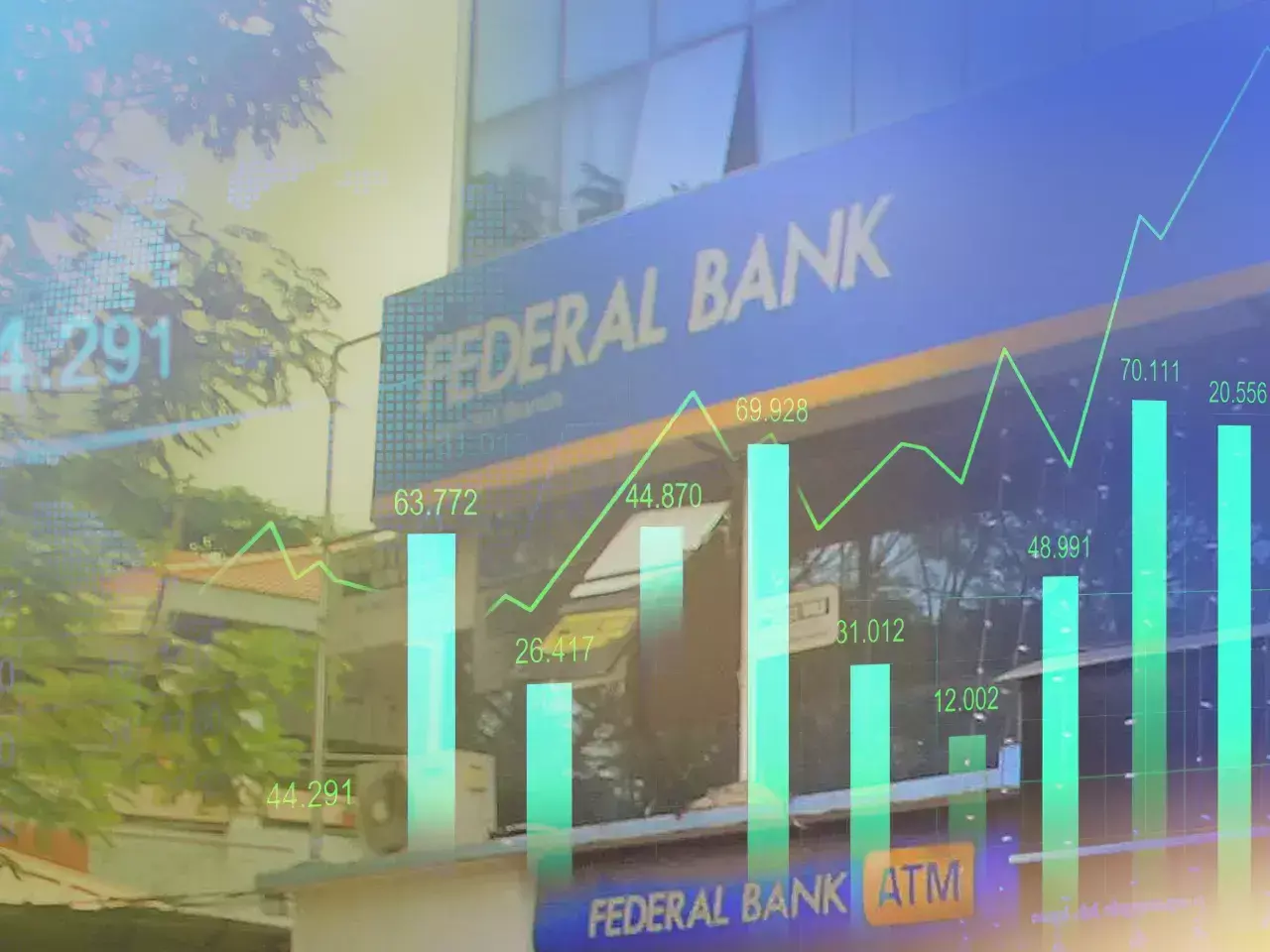federal bank posted growth in june quarter stocks advance