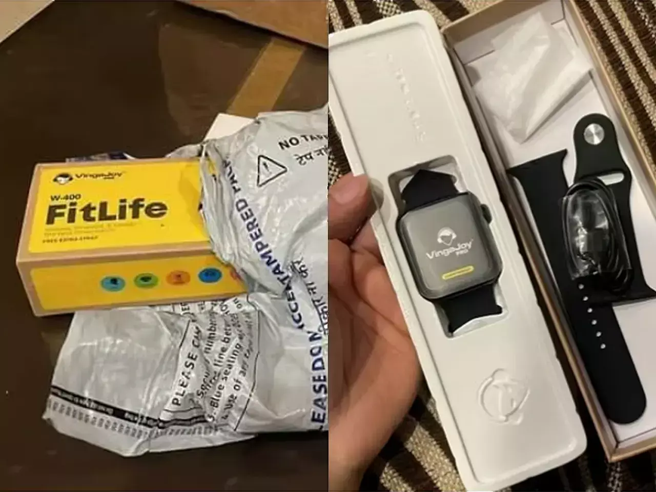 delivery fraud fake watch instead of apple watch