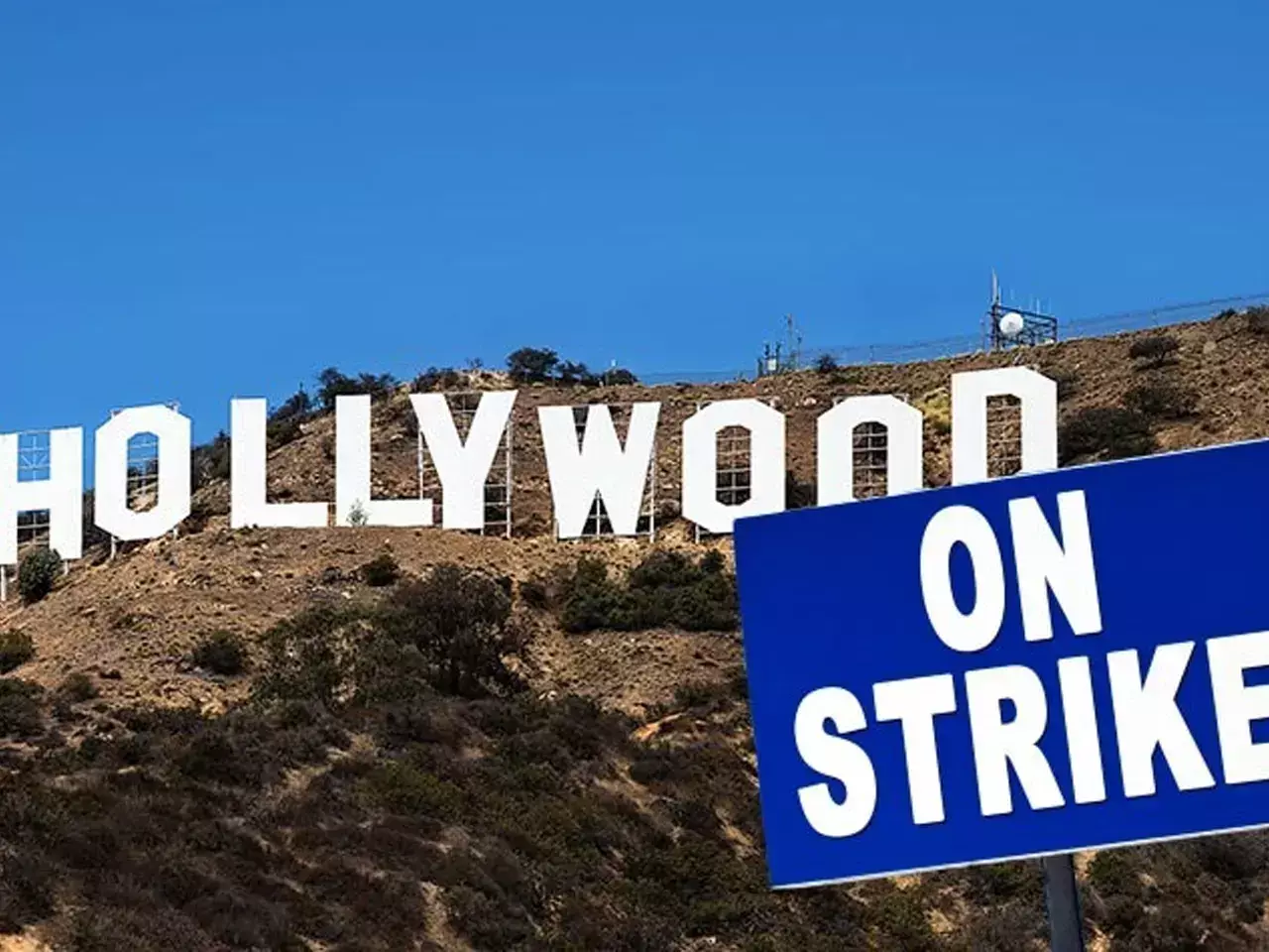 hollywood are on strike